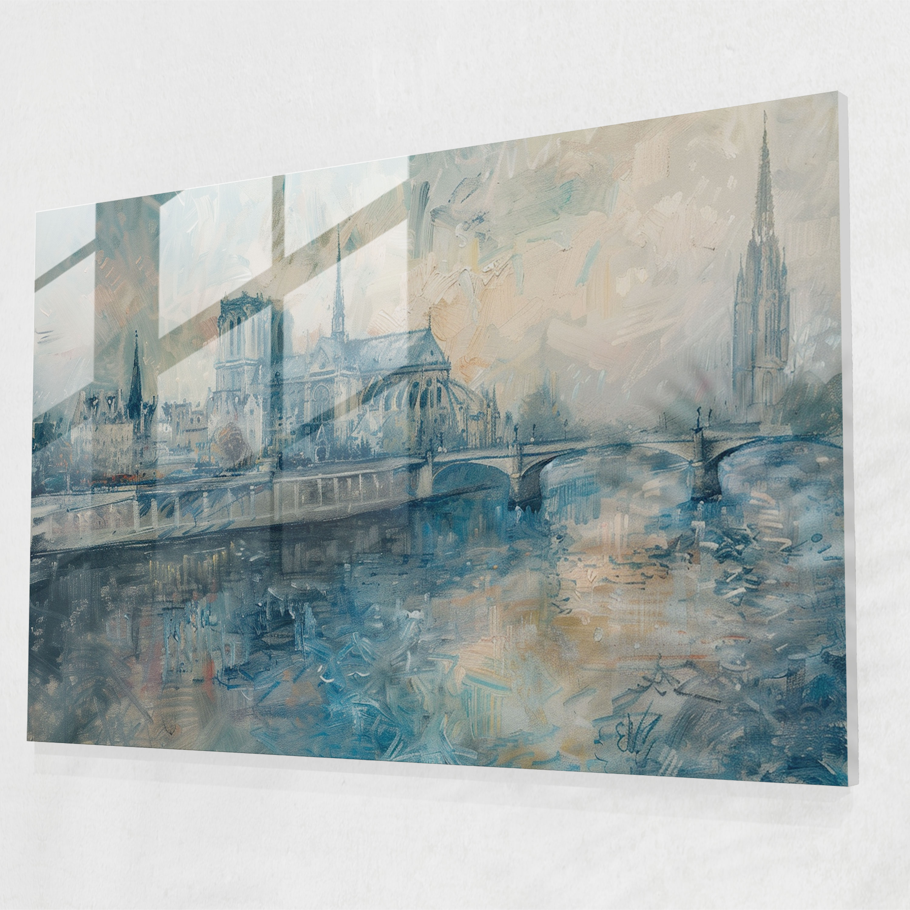 Rouen Cathedral Glass Wall Art - Claude Monet, Modern Art, Glass Art, Wall Decoration