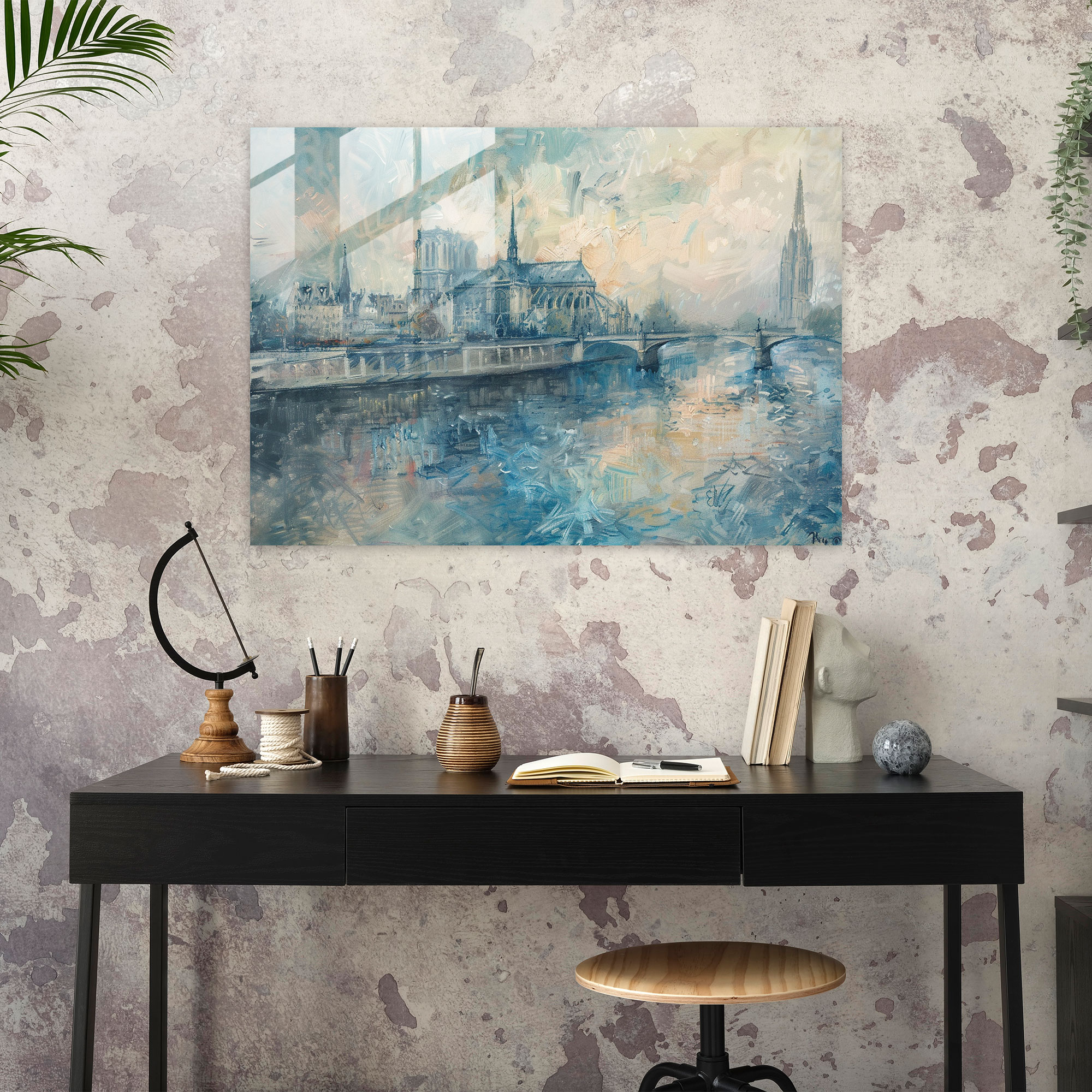 Rouen Cathedral Glass Wall Art - Claude Monet, Modern Art, Glass Art, Wall Decoration
