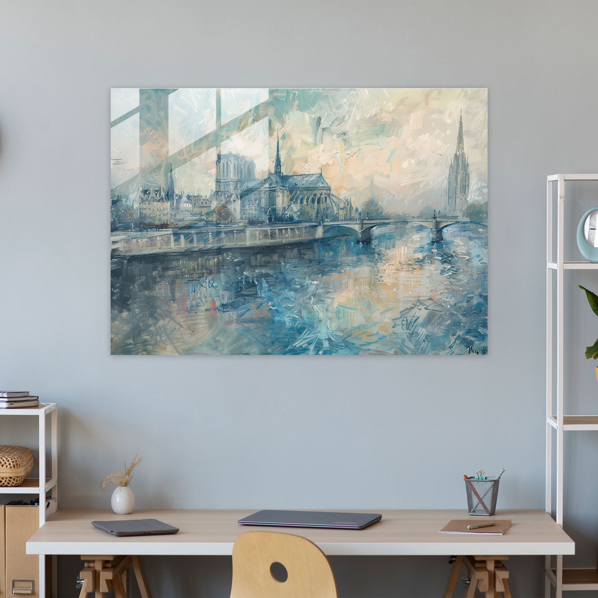 Rouen Cathedral Glass Wall Art - Claude Monet, Modern Art, Glass Art, Wall Decoration