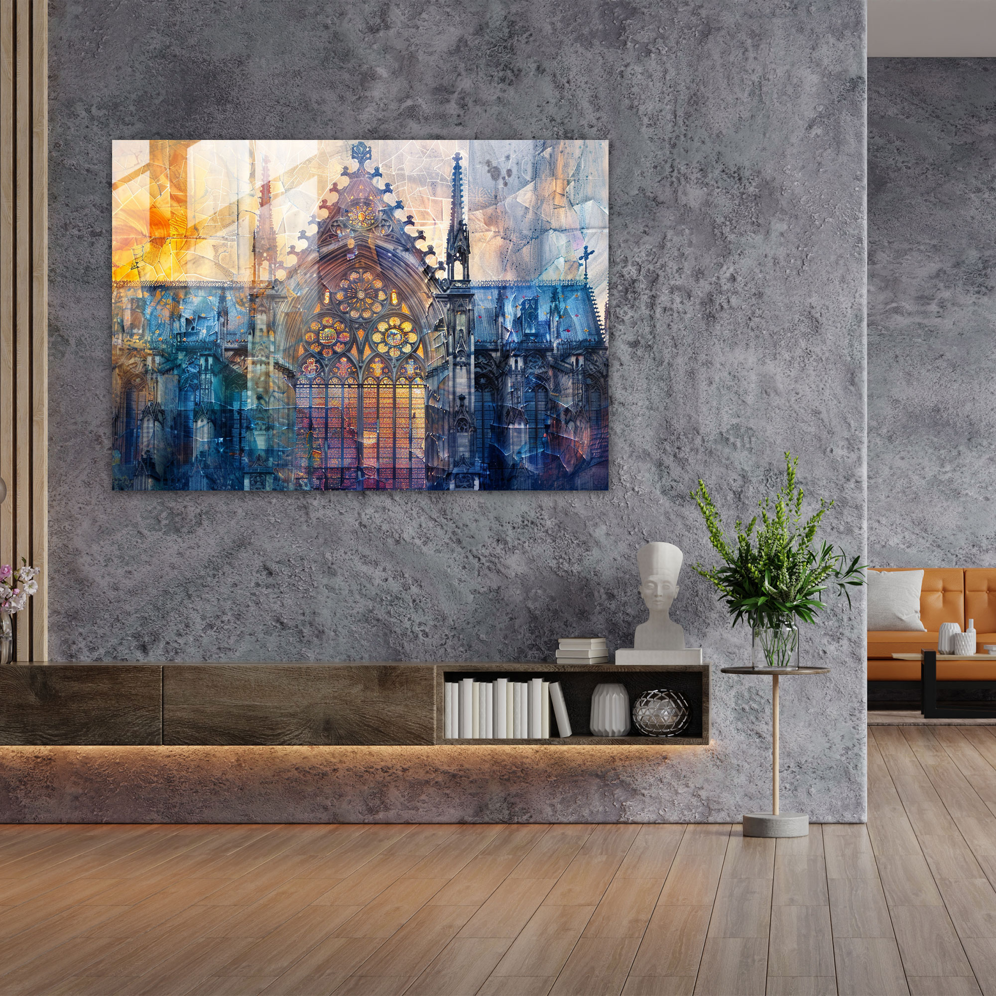 Rouen Cathedral Claude Monet Glass Wall Art - Claude Monet, Glass Print, Glass Art, Home Decoration