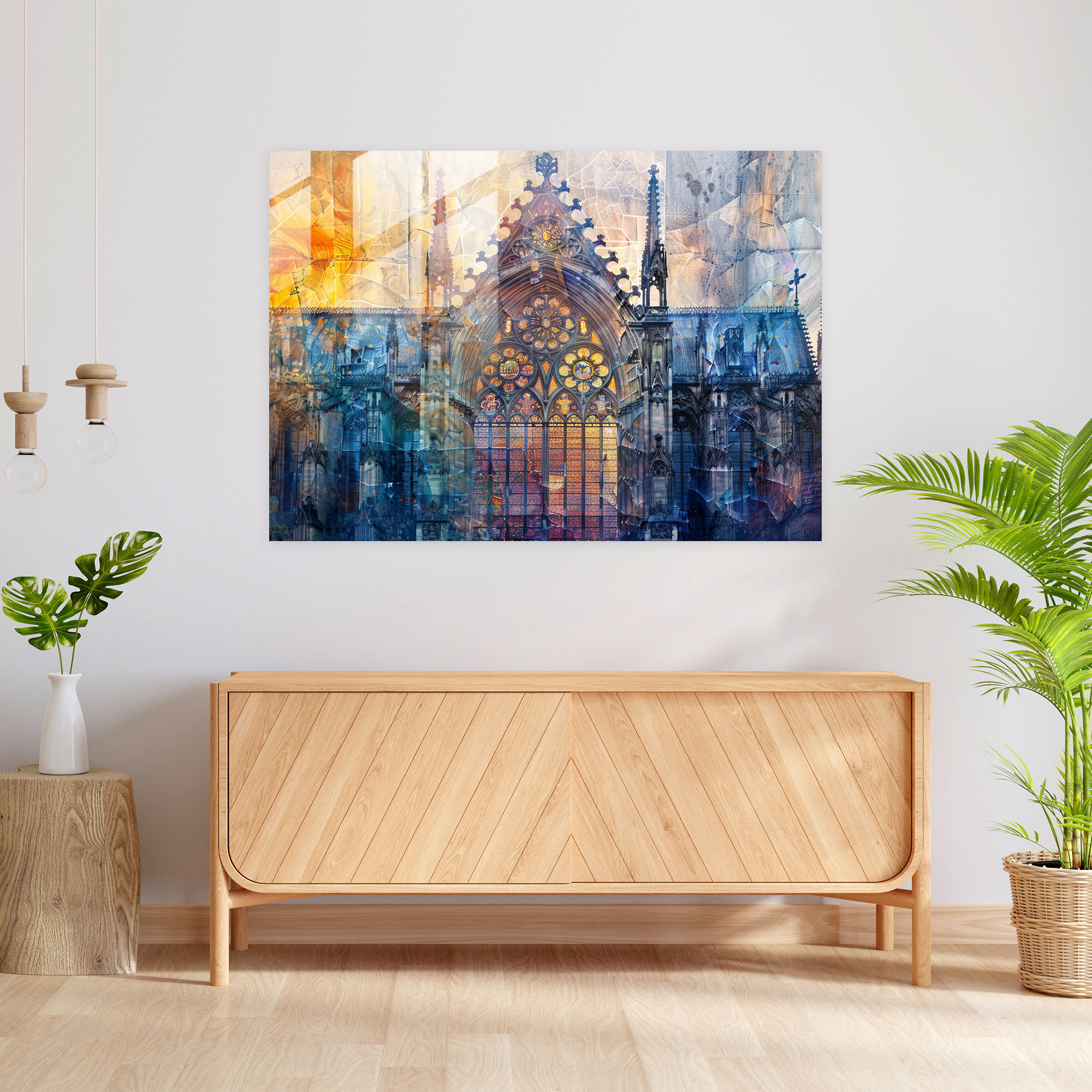 Rouen Cathedral Claude Monet Glass Wall Art - Claude Monet, Glass Print, Glass Art, Home Decoration