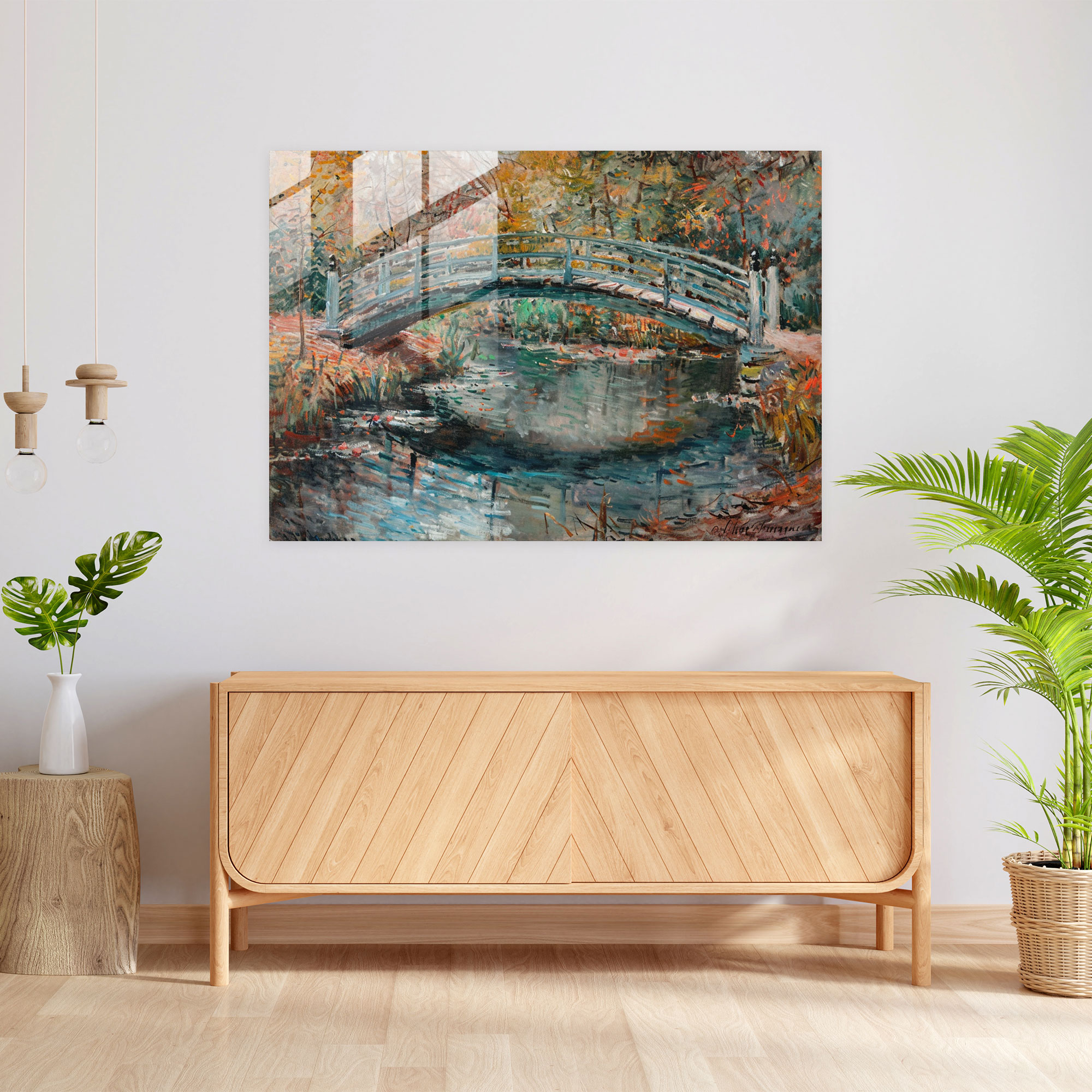 The Japanese Bridge Claude Monet Wall Decoration - Claude Monet, Home Decoration, Wall Decoration, Claude Monet