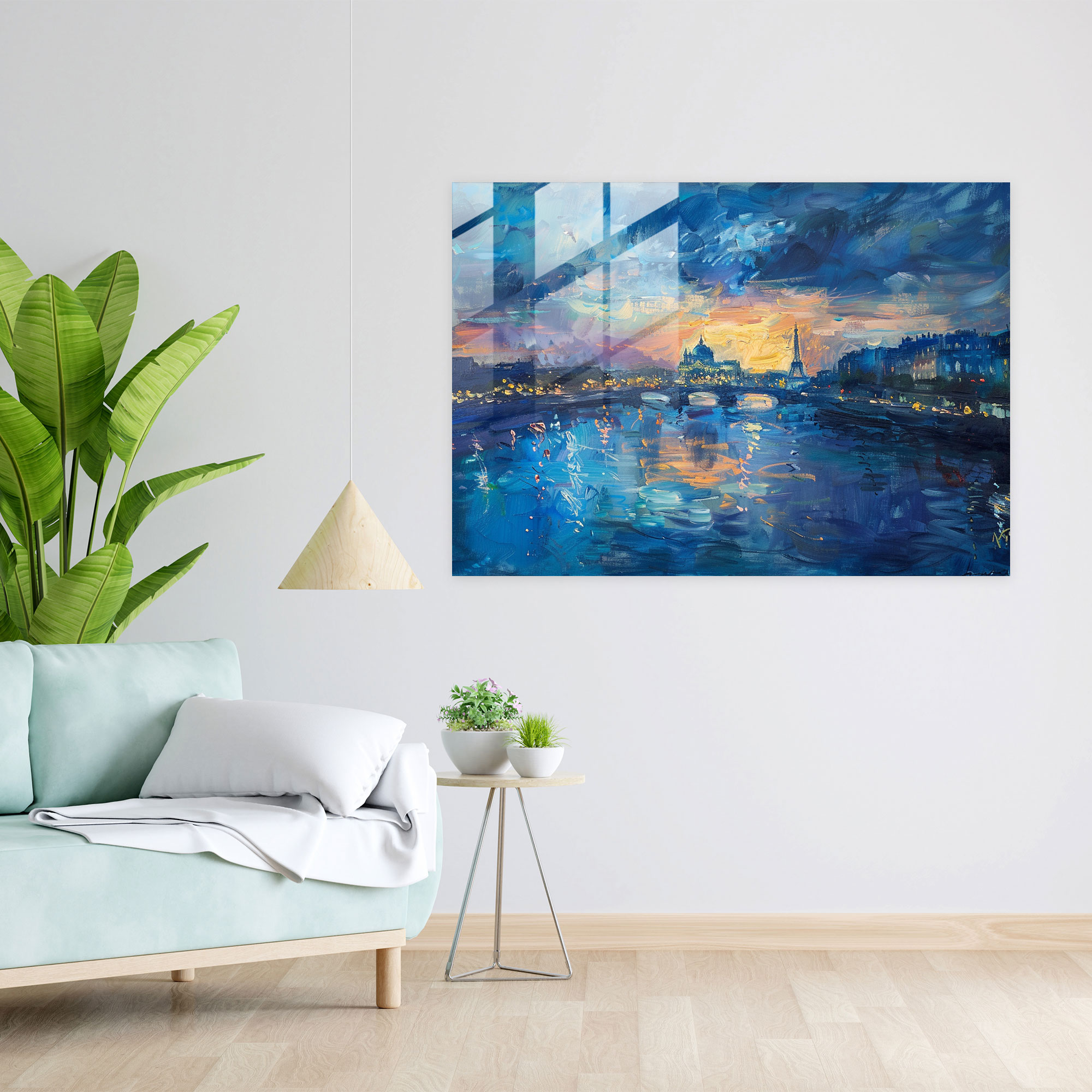 Claude Monet Cityscape Glass Print - Claude Monet, Glass Art, Glass Wall Art, Wall Decoration