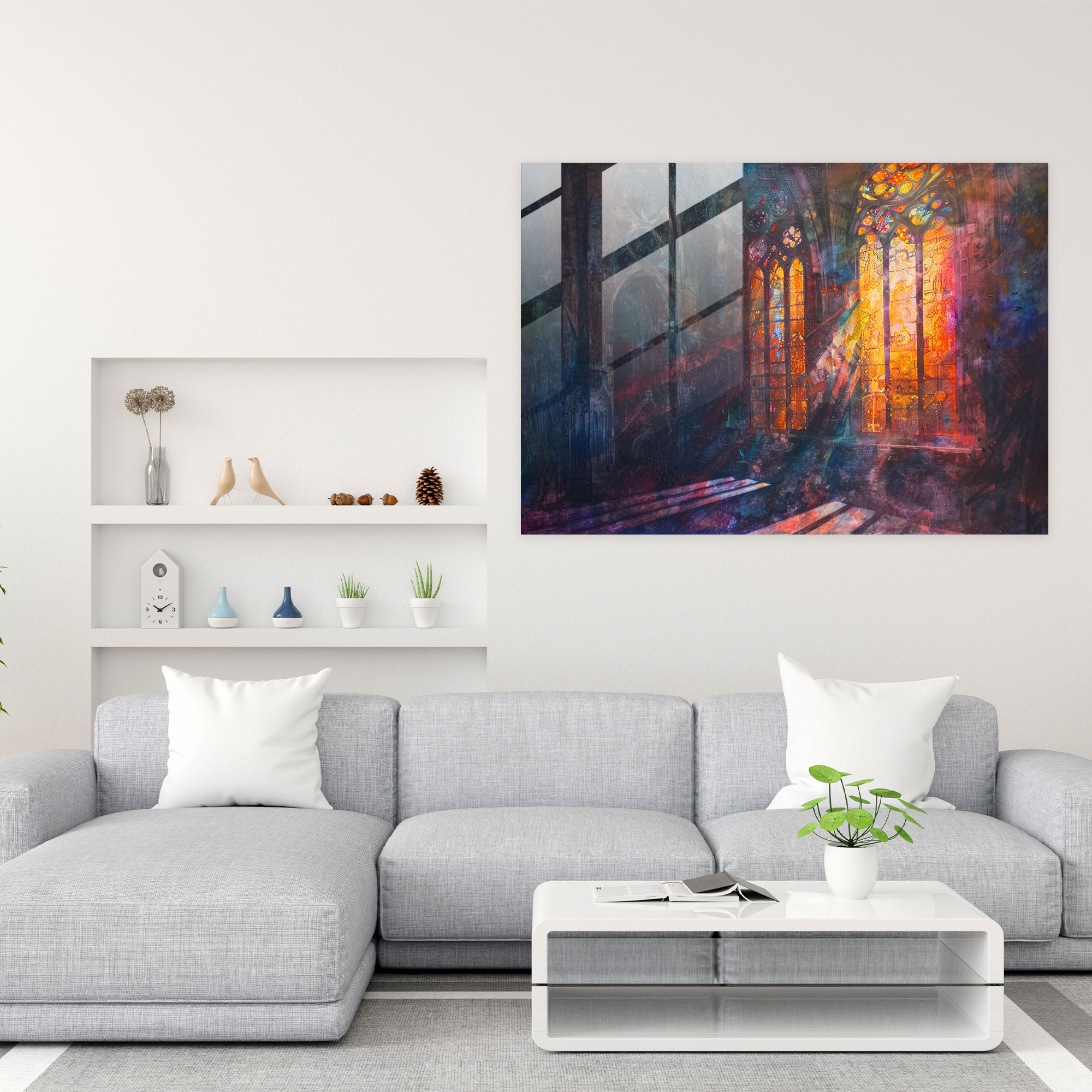 Claude Monet Glass Art - Rouen Cathedral At Sunrise - Claude Monet, Glass Art, Claude Monet, Glass Print