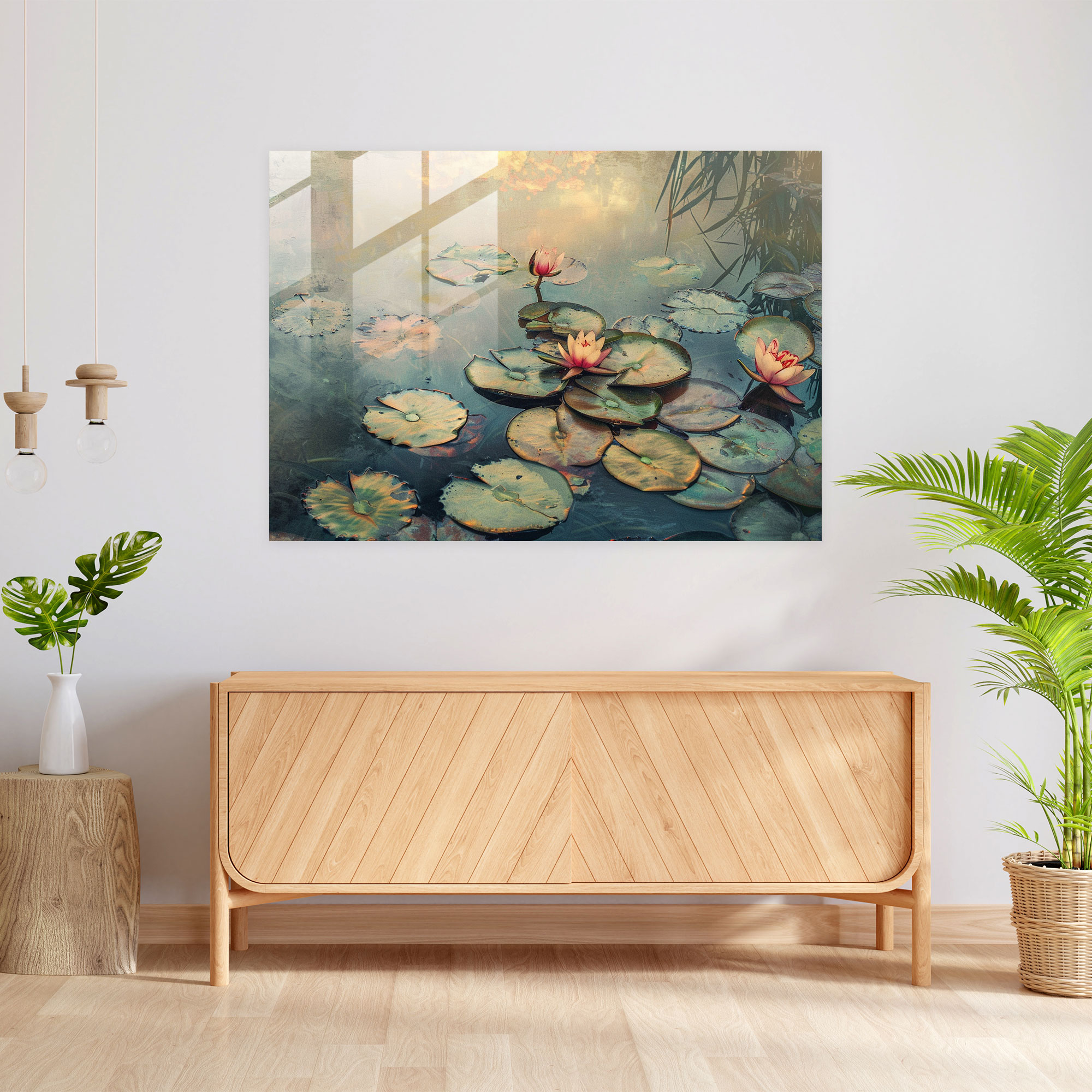 Claude Monet Glass Print Wall Decoration - Claude Monet, Modern Art, Glass Wall Art, Home Decoration
