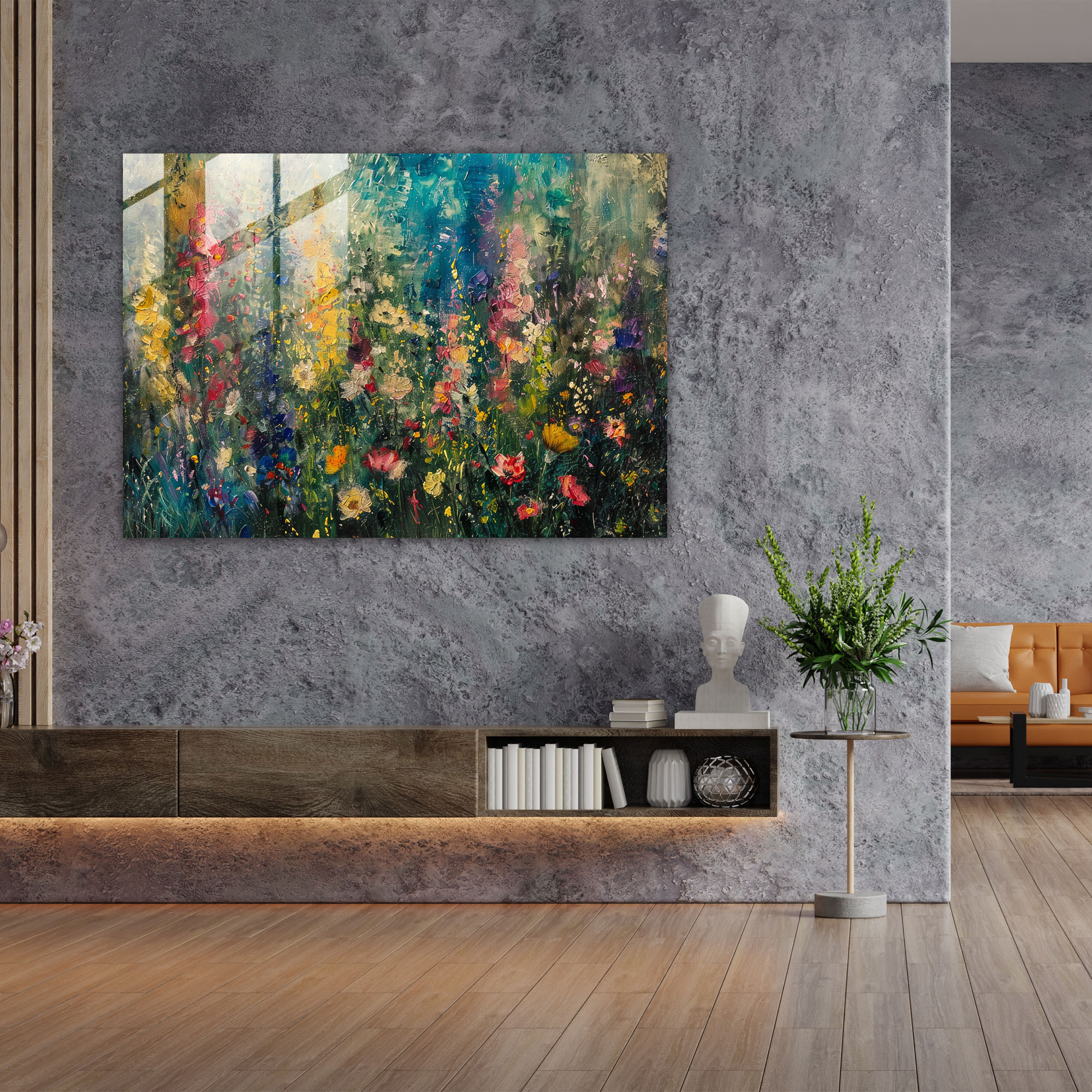 Claude Monet Glass Print Home Decoration - Claude Monet, Wall Decoration, Glass Art, Modern Art