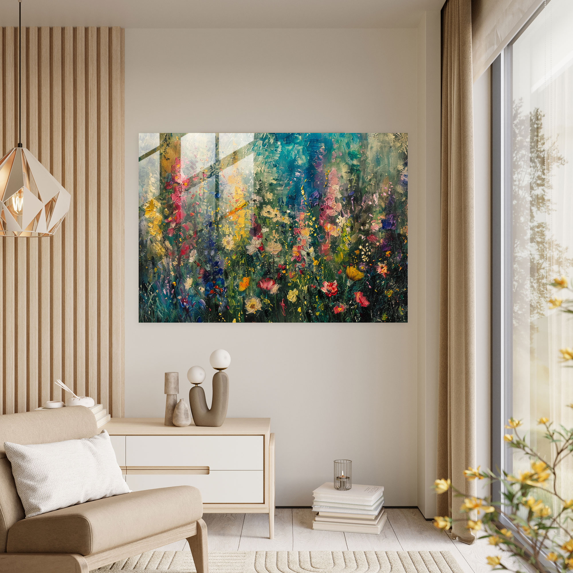 Claude Monet Glass Print Home Decoration - Claude Monet, Wall Decoration, Glass Art, Modern Art