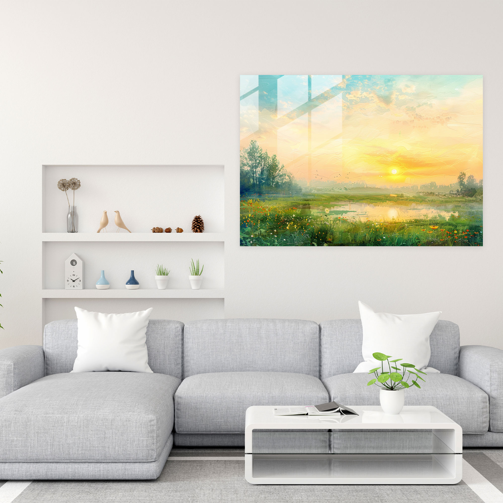 Claude Monet Glass Print Wall Art - Claude Monet, Glass Wall Art, Modern Art, Glass Art