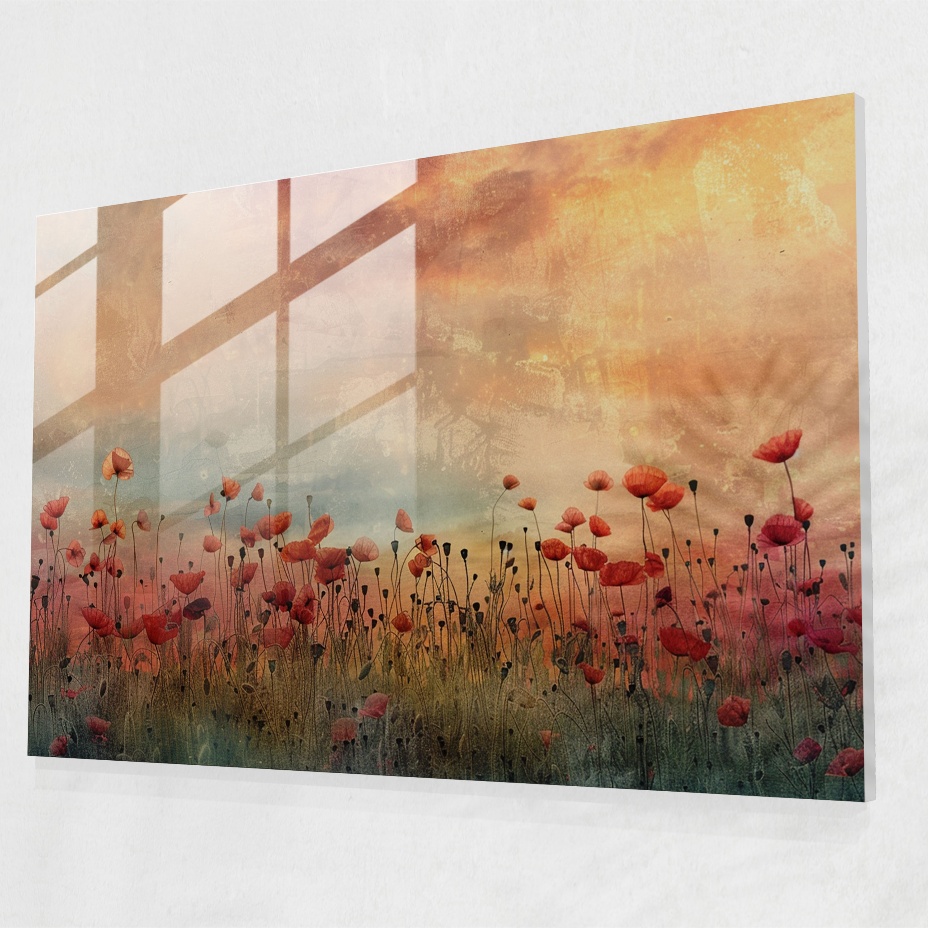 Claude Monet Glass Print Home Decoration - Claude Monet, Modern Art, Glass Art, Glass Wall Art