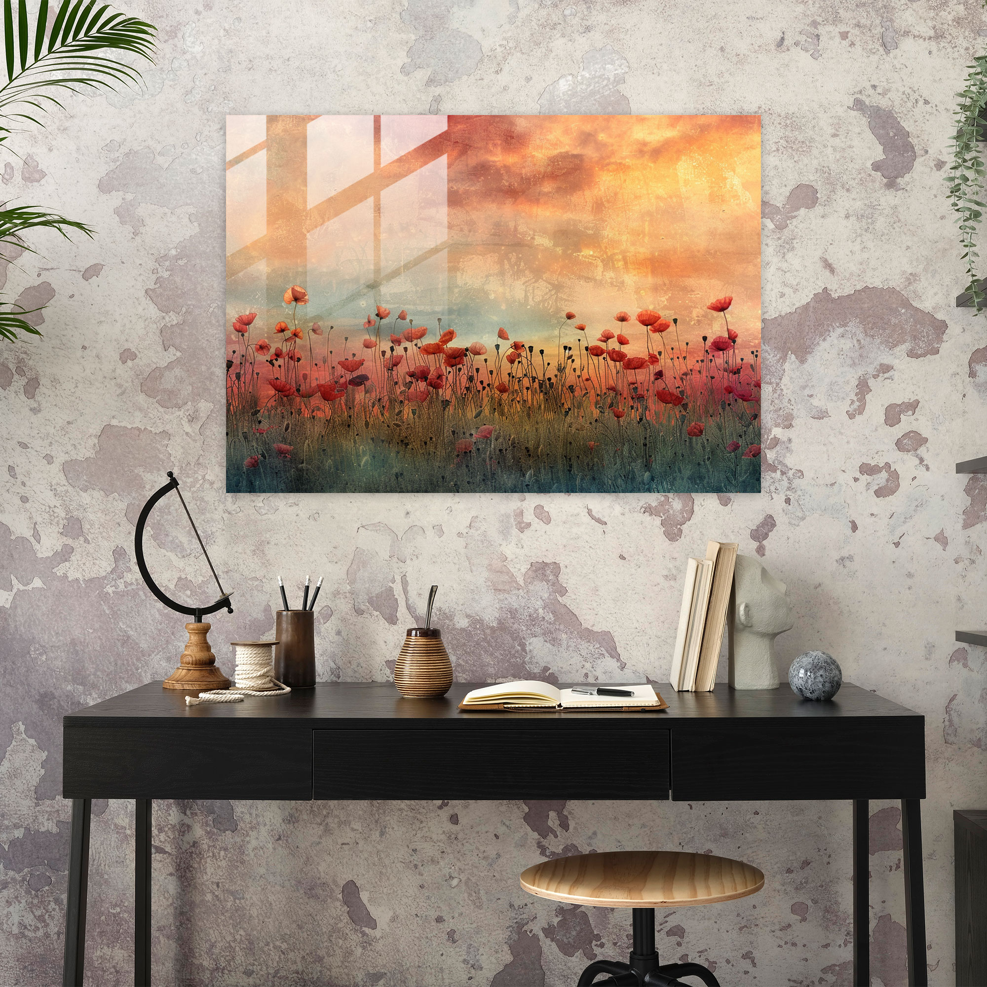Claude Monet Glass Print Home Decoration - Claude Monet, Modern Art, Glass Art, Glass Wall Art