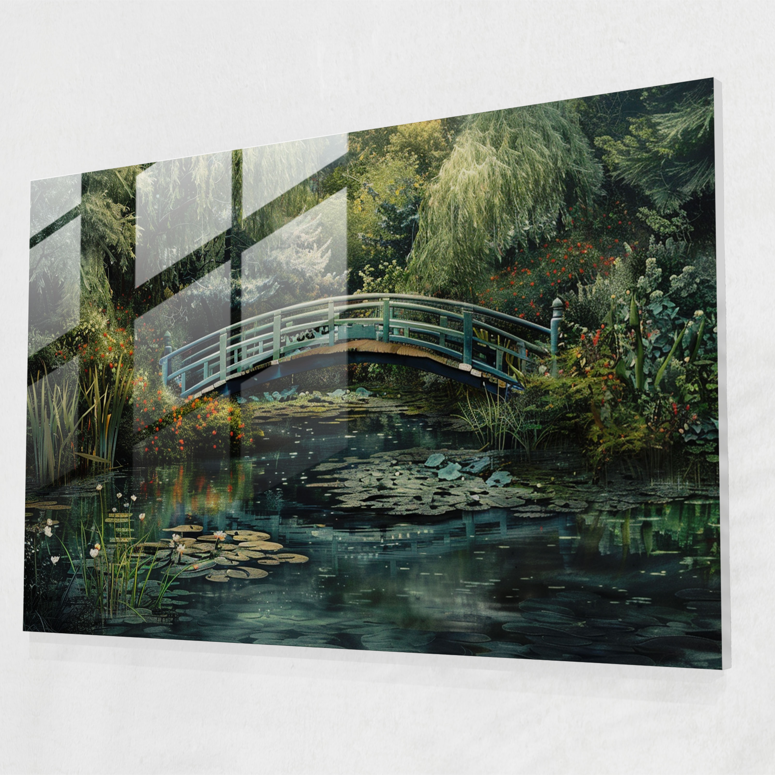 Claude Monet Glass Print Wall Decoration - Claude Monet, Home Decoration, Claude Monet, Glass Wall Art