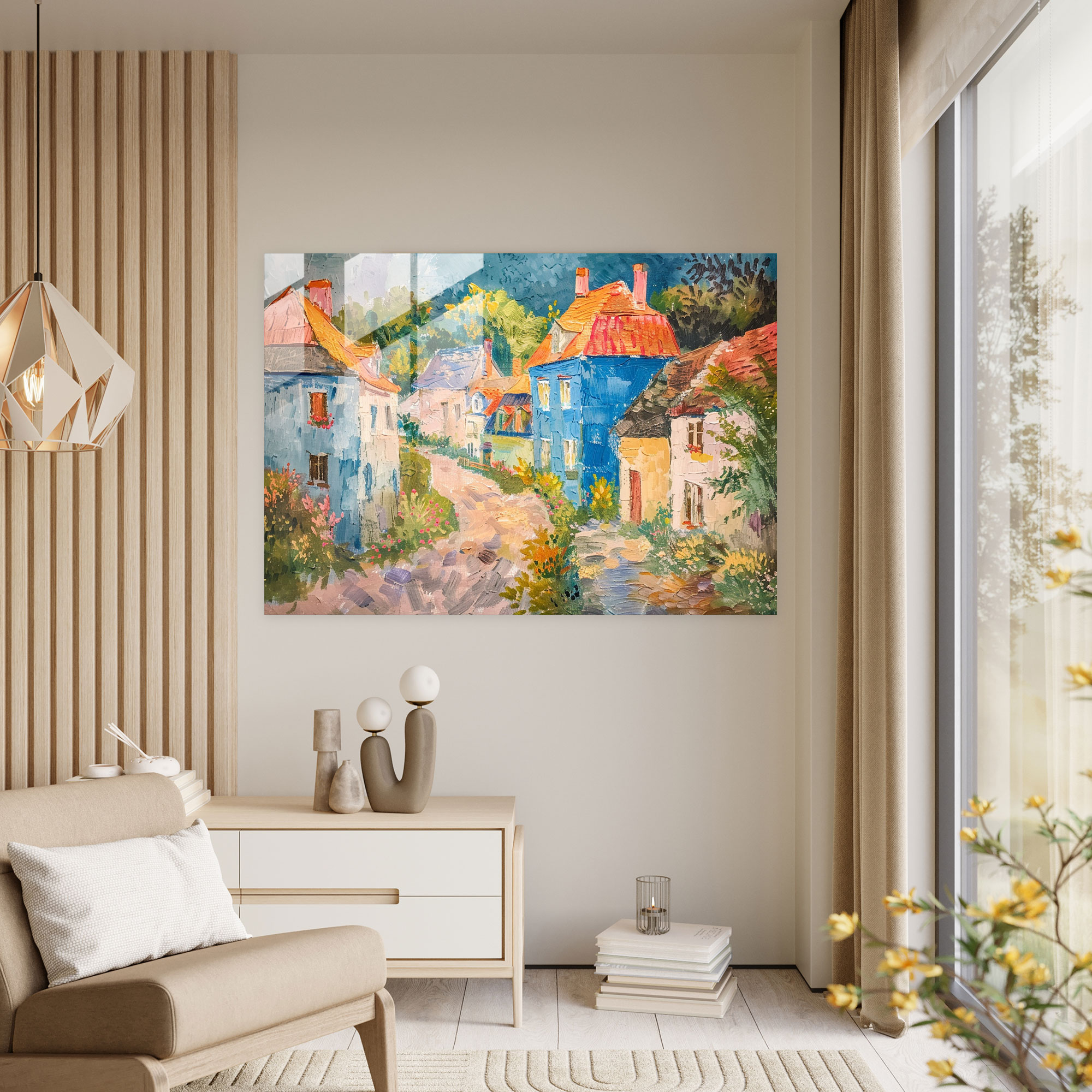 Claude Monet Glass Print Home Decoration - Claude Monet, Home Decoration, Glass Print, Glass Wall Art