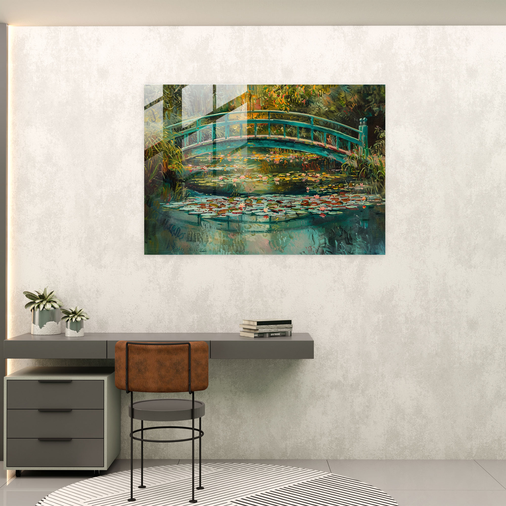 Claude Monet Glass Print Wall Art - Claude Monet, Wall Decoration, Modern Art, Claude Monet