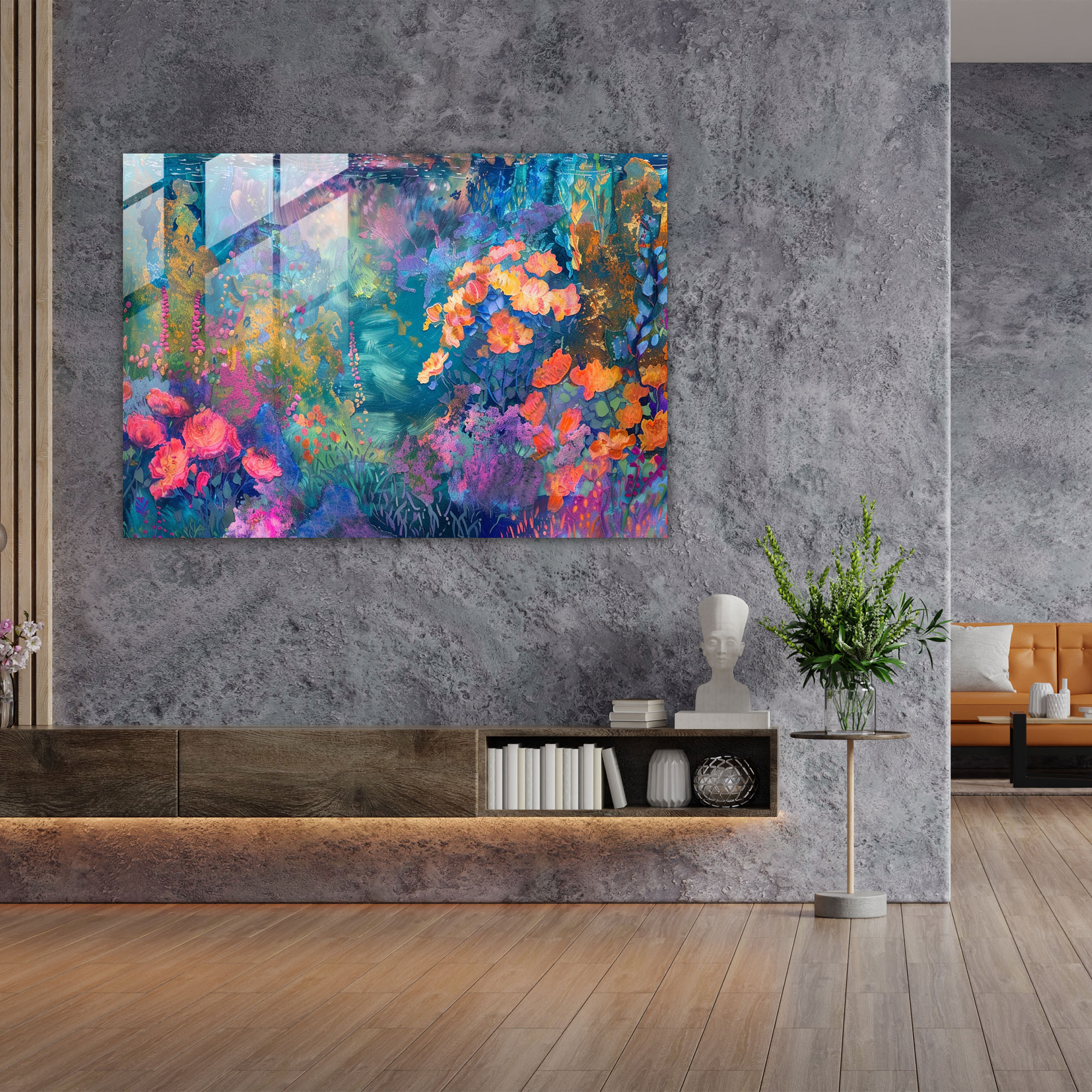 Claude Monet Glass Print Wall Decoration - Claude Monet, Modern Art, Glass Art, Glass Wall Art