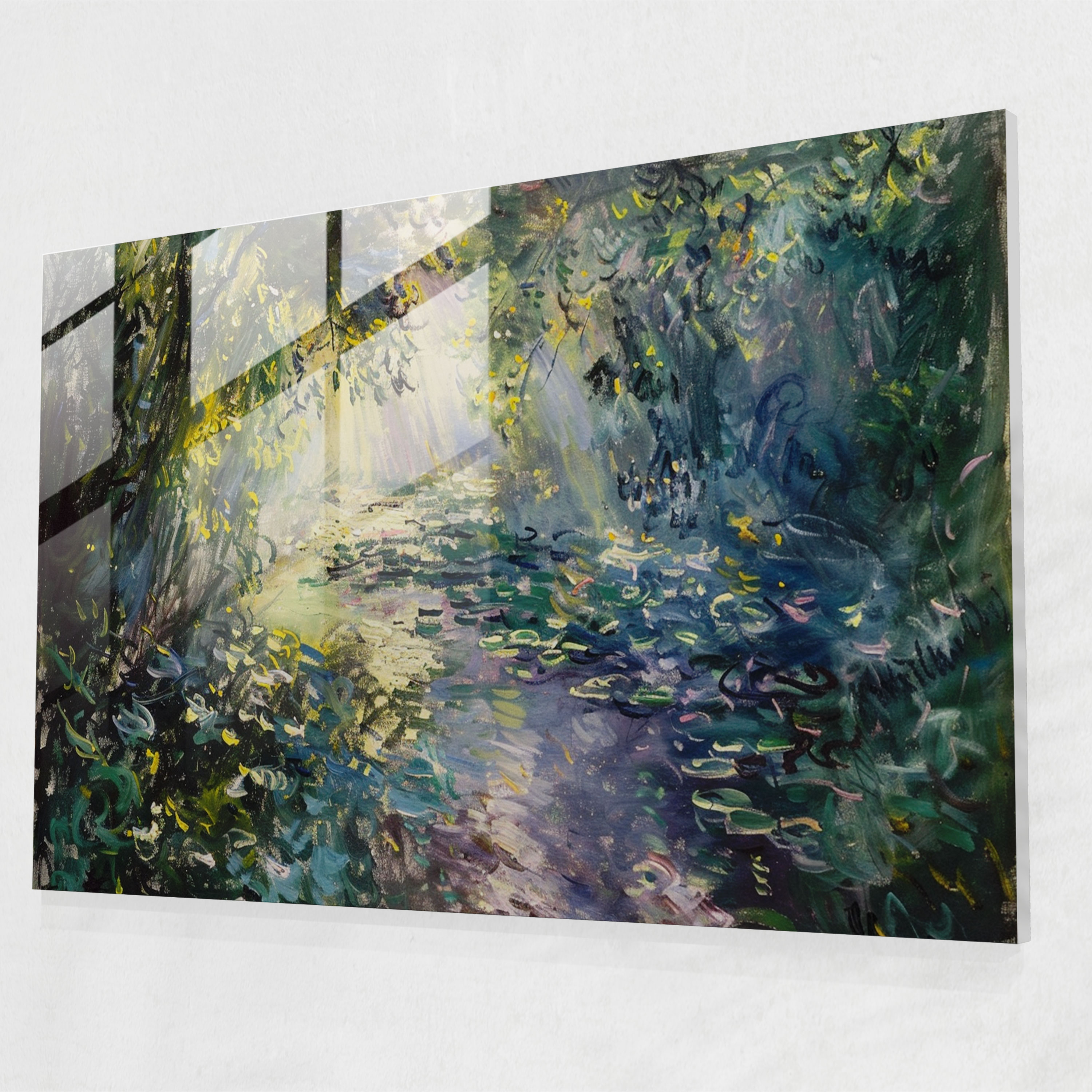 Claude Monet Lush Foliage Modern Art - Claude Monet, Foliage, Modern Art, Claude Monet