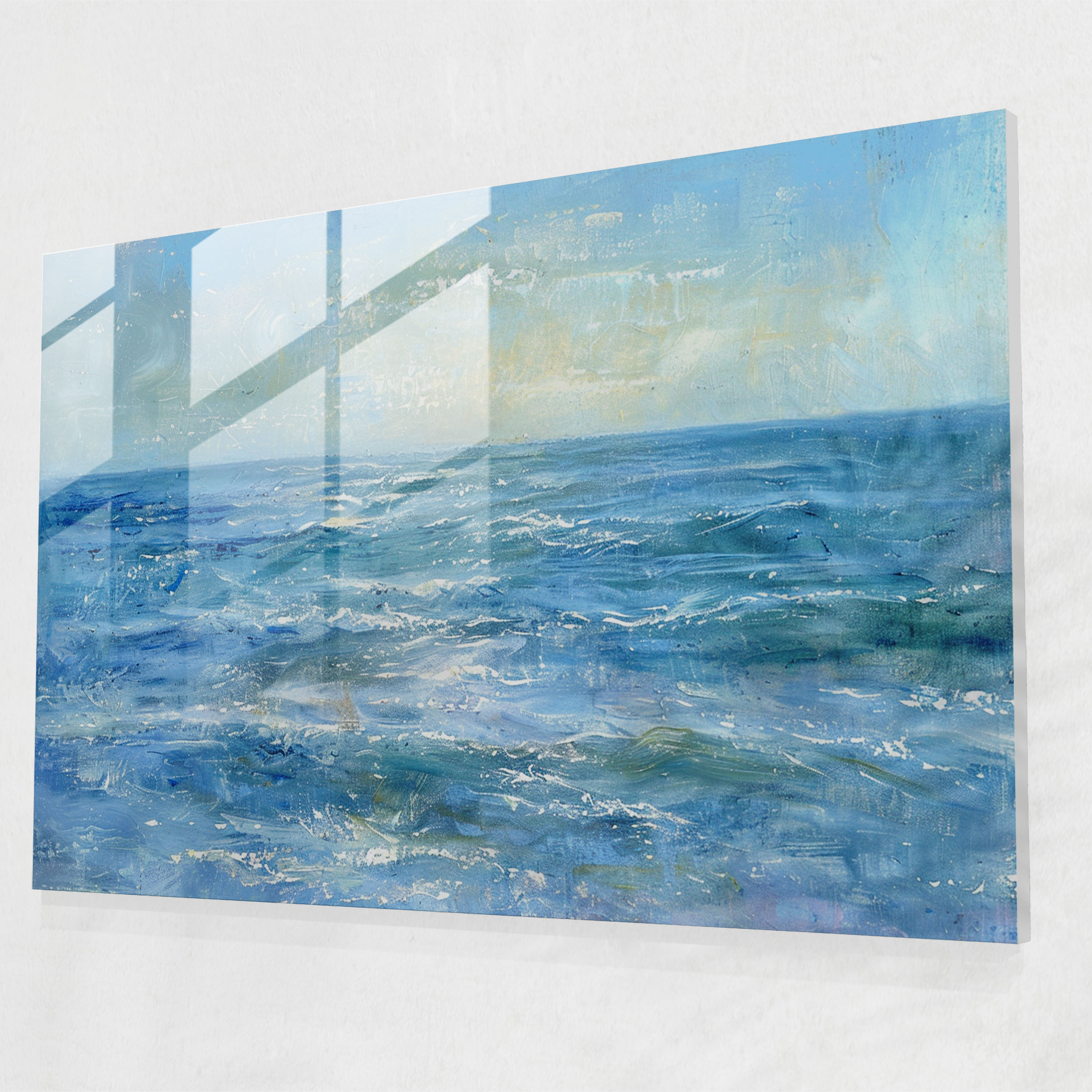 Shimmering Waters Claude Monet Glass Print - Claude Monet, Glass Art, Glass Print, Modern Art