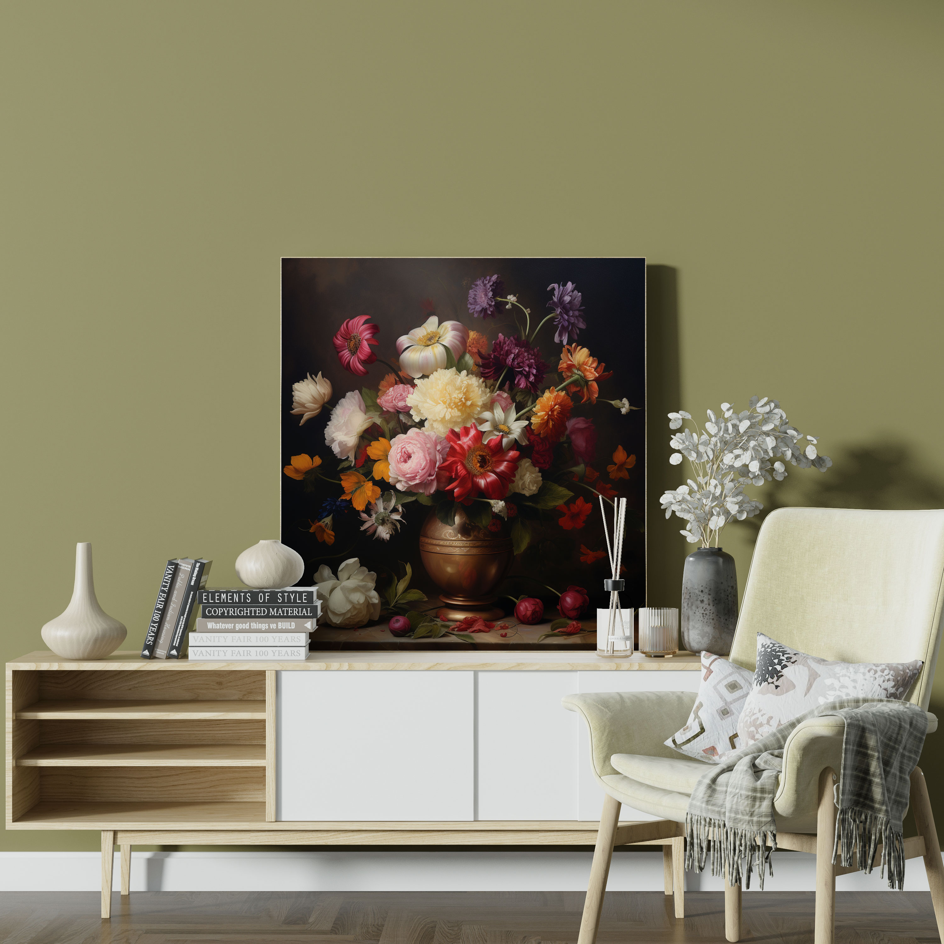 Classic Oil Painting Canvas Print - Classic, Oil Painting, Canvas Print, Classic