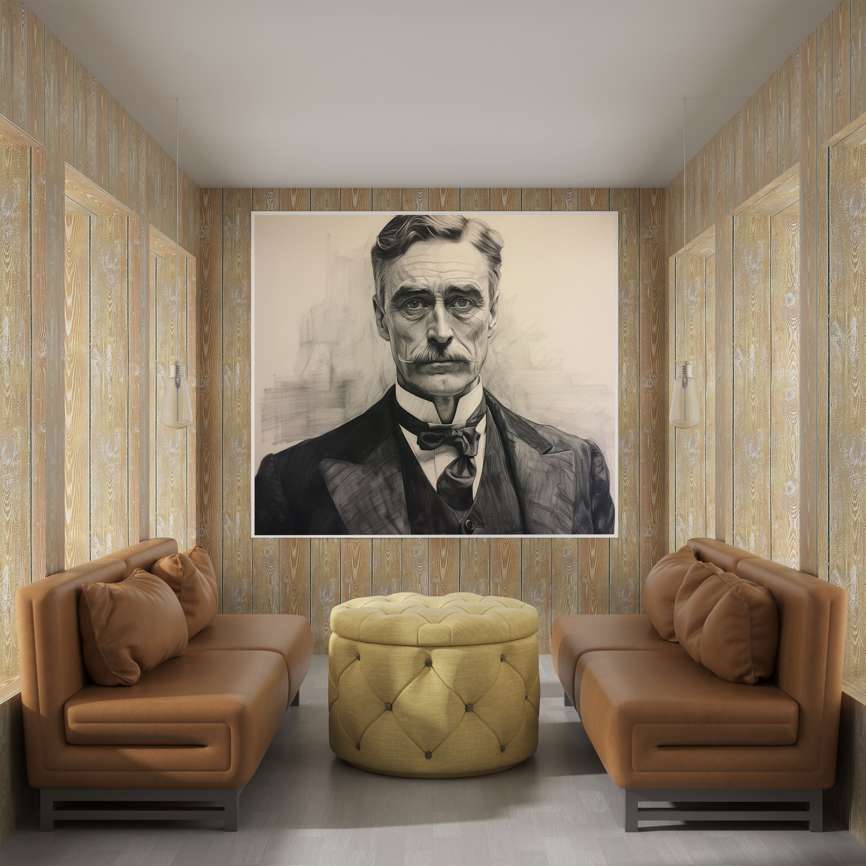 Classic Gentleman Wall Decoration - Classic, Canvas Wall Art, Home Decoration, Wall Art