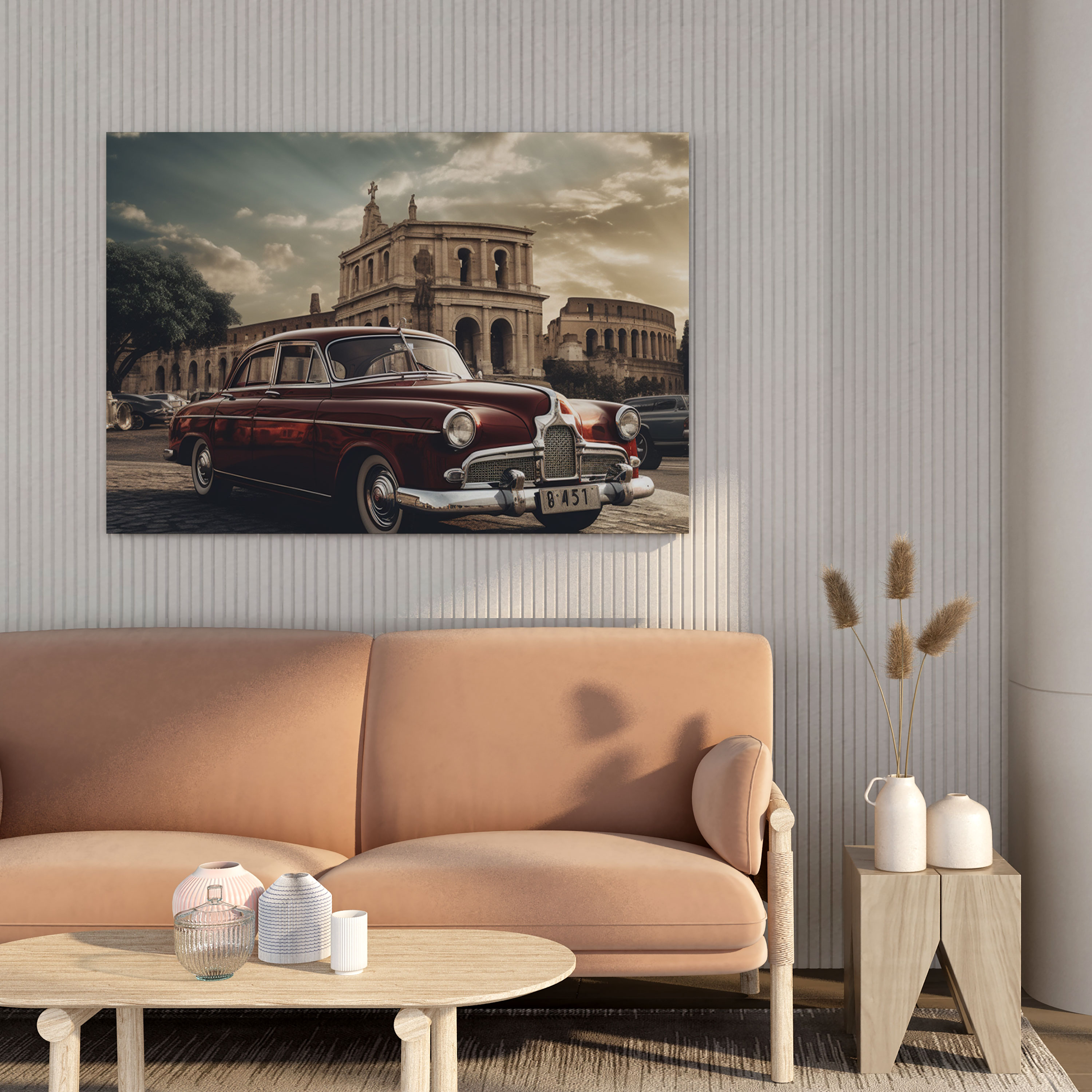 Classic Vintage Car Canvas Print - Classic, Classic, Nostalgia, Canvas Print