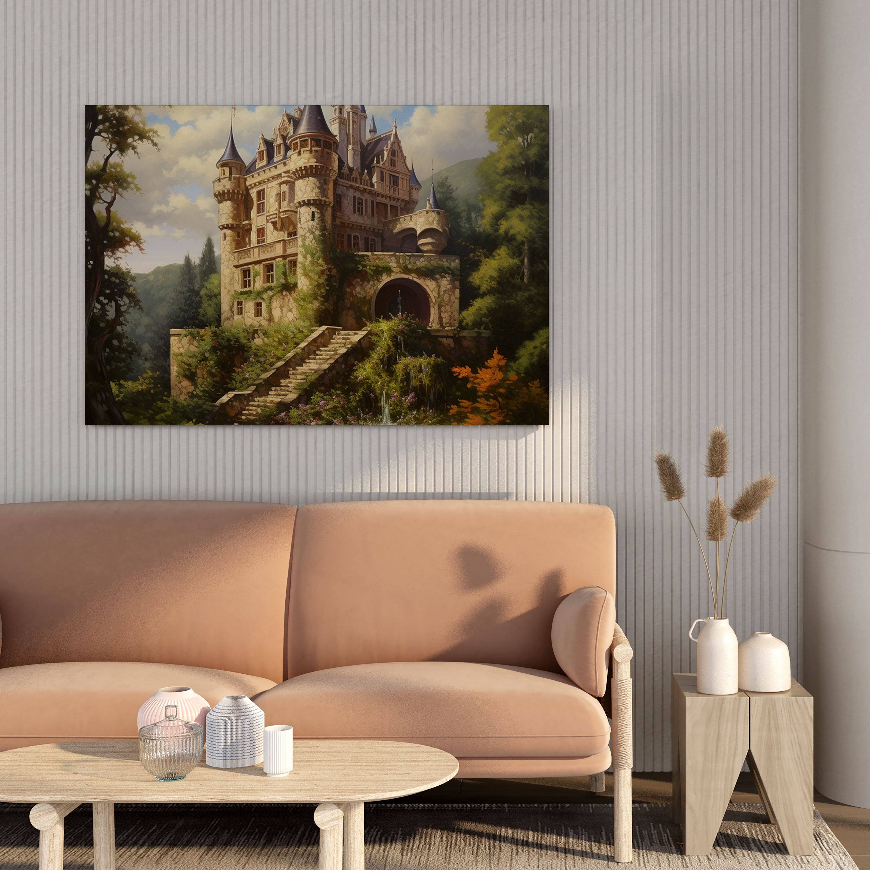 Classic Canvas Print - Majestic Castle - Classic, Elegance, Wall Art, Home Decoration