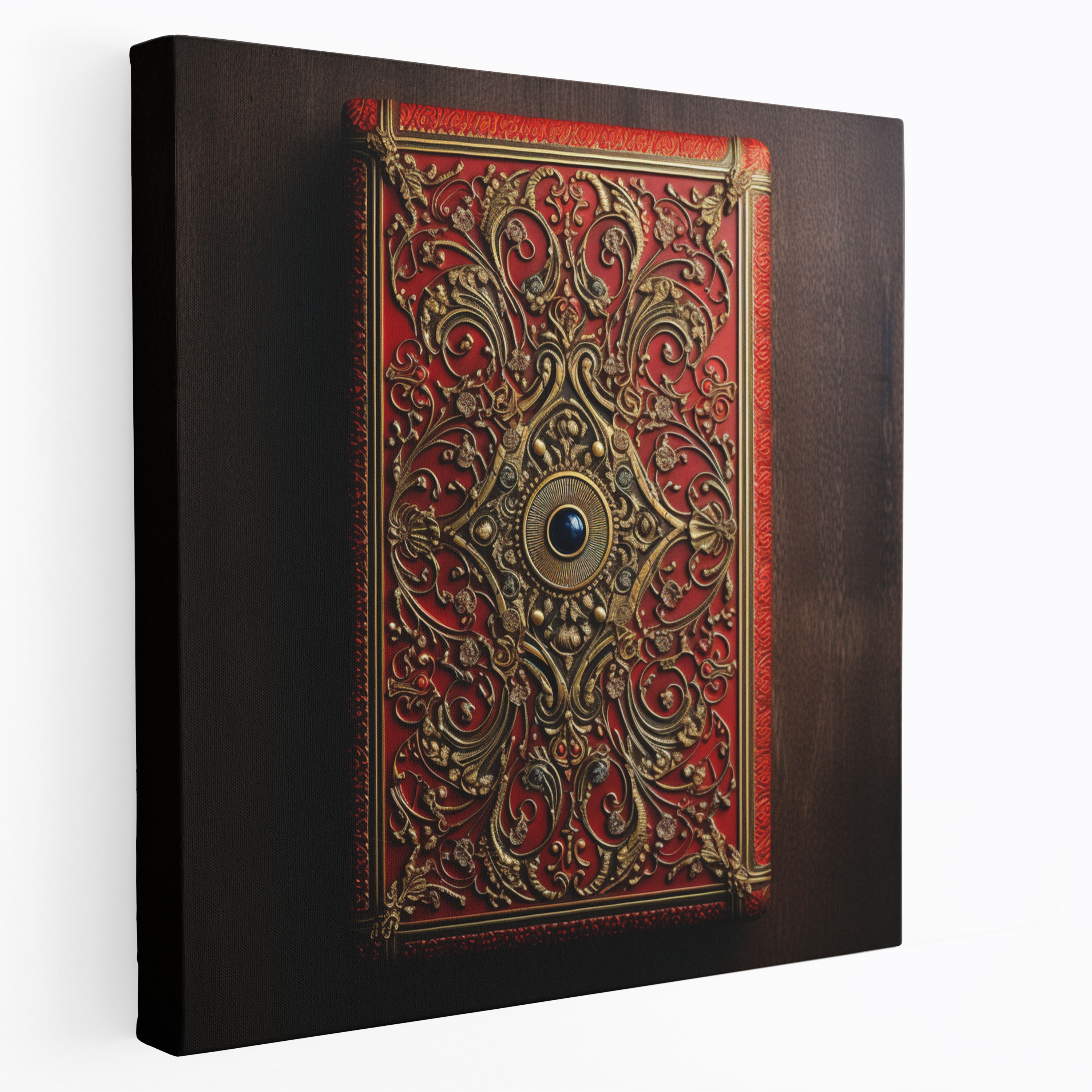 Klasik Duvar Dekorasyonu - Antika Kitap Kapağı - Klasik Benzersiz Sofistike Kanvas