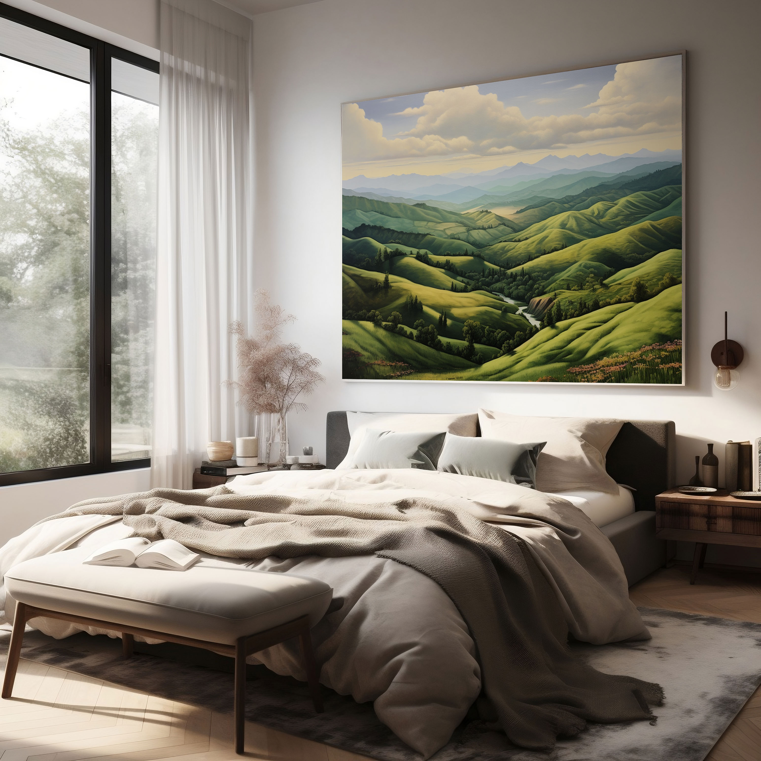 Classic Canvas Print: Majestic Landscape - Classic, Home Decoration, Wall Decoration, Classic