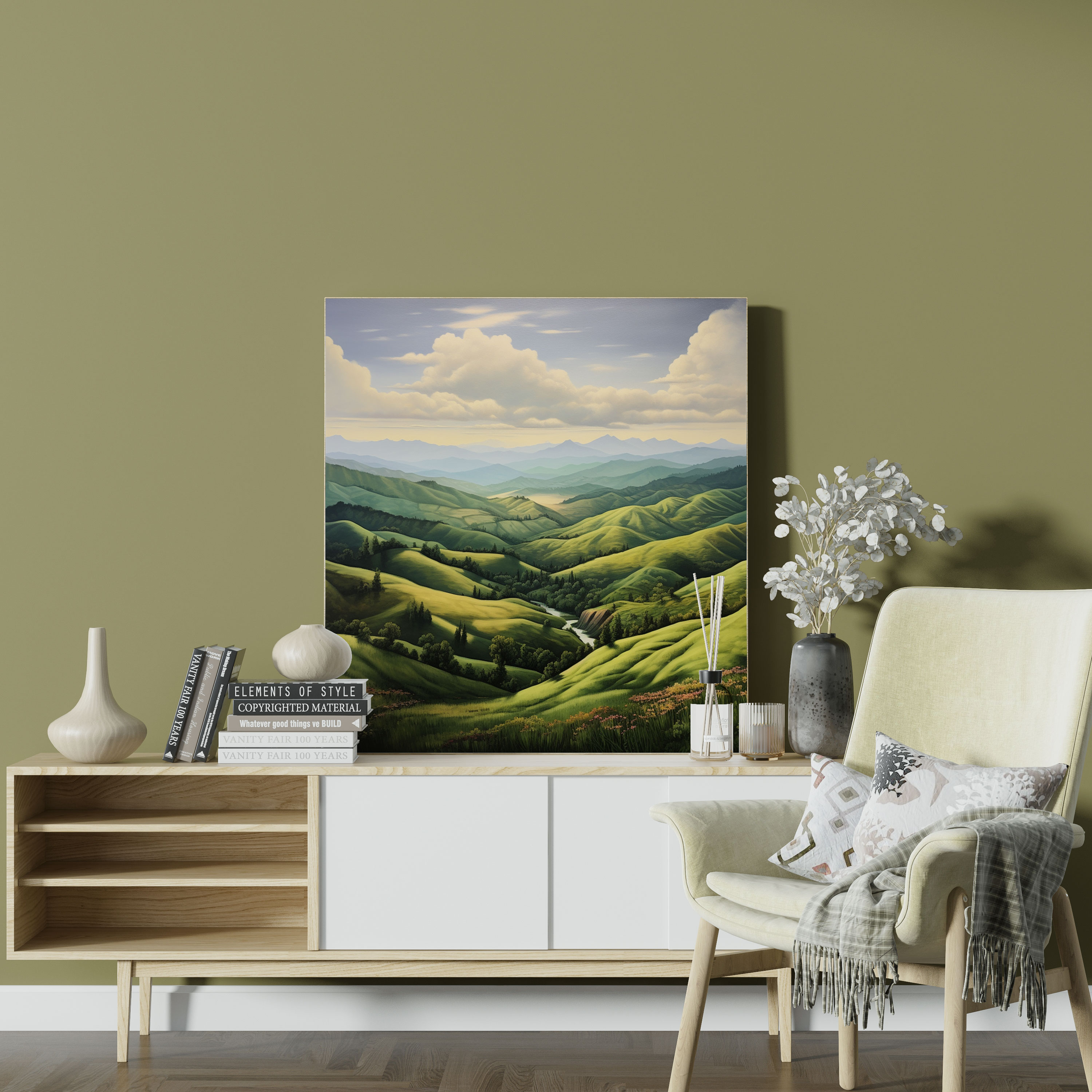 Classic Canvas Print: Majestic Landscape - Classic, Home Decoration, Wall Decoration, Classic