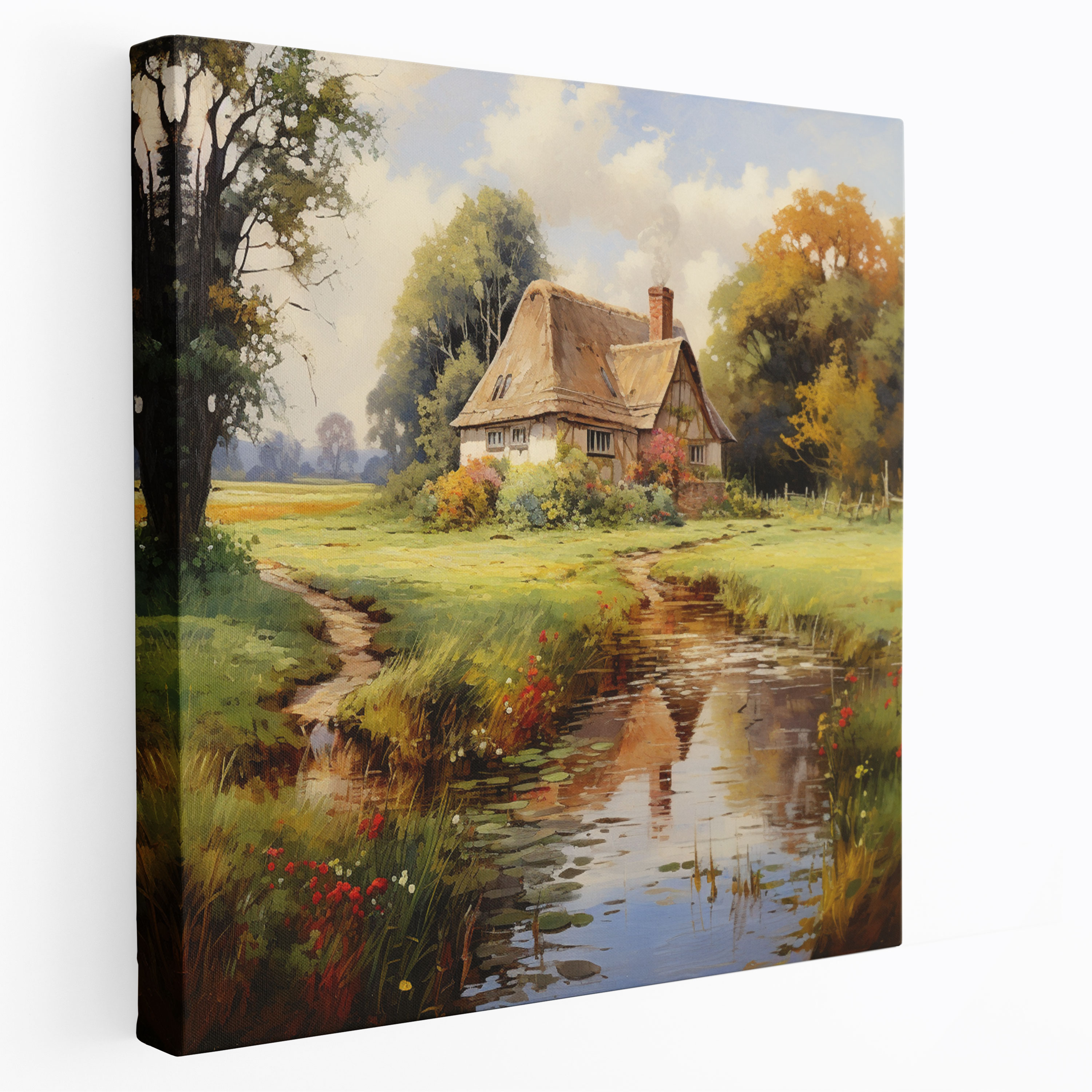 Classic Canvas Print - Serene Cottage - Classic, Canvas Print, Canvas Wall Art, Vintage