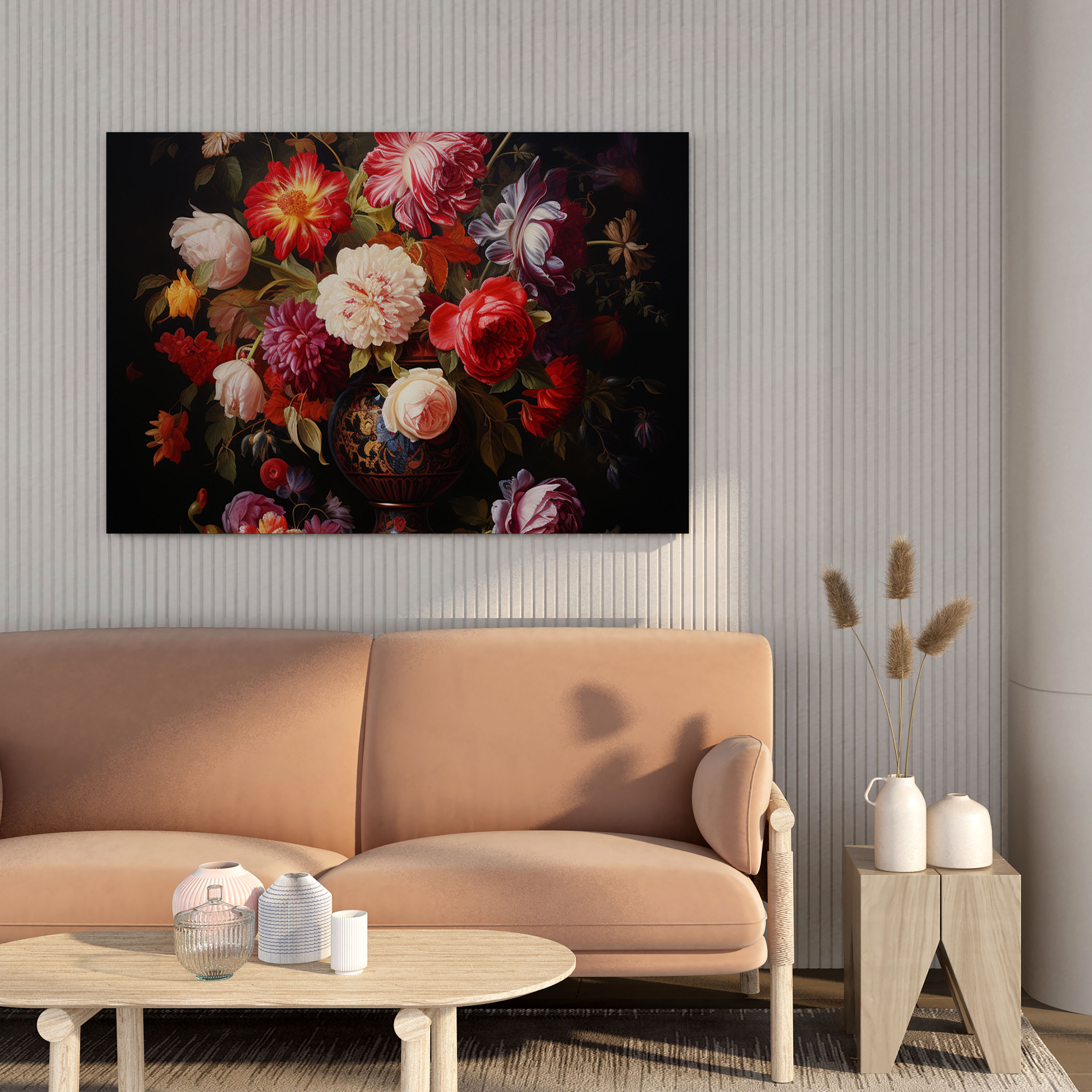 Classic Flowers Canvas Print - Classic, Canvas, Classic, Oil Painting