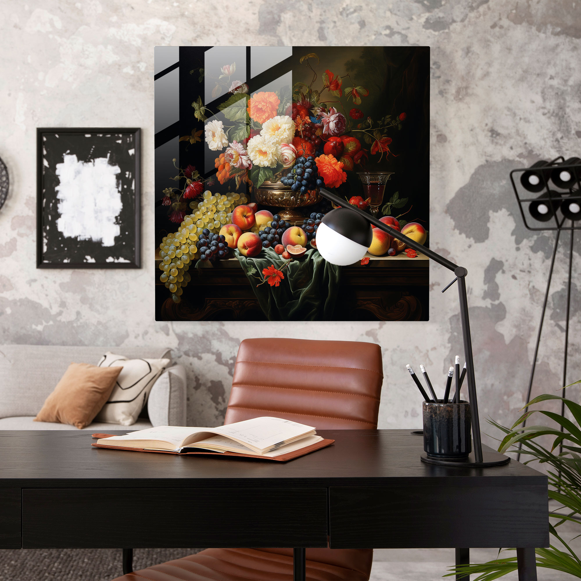 Classic Still Life Glass Print - Classic, Classic, Wall Decoration, Glass Wall Art