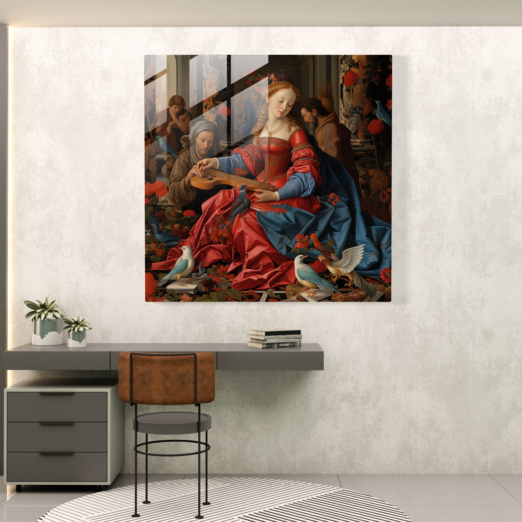 Classic Religious Art Glass Print - Classic, Glass Print, Modern Art, Glass Wall Art