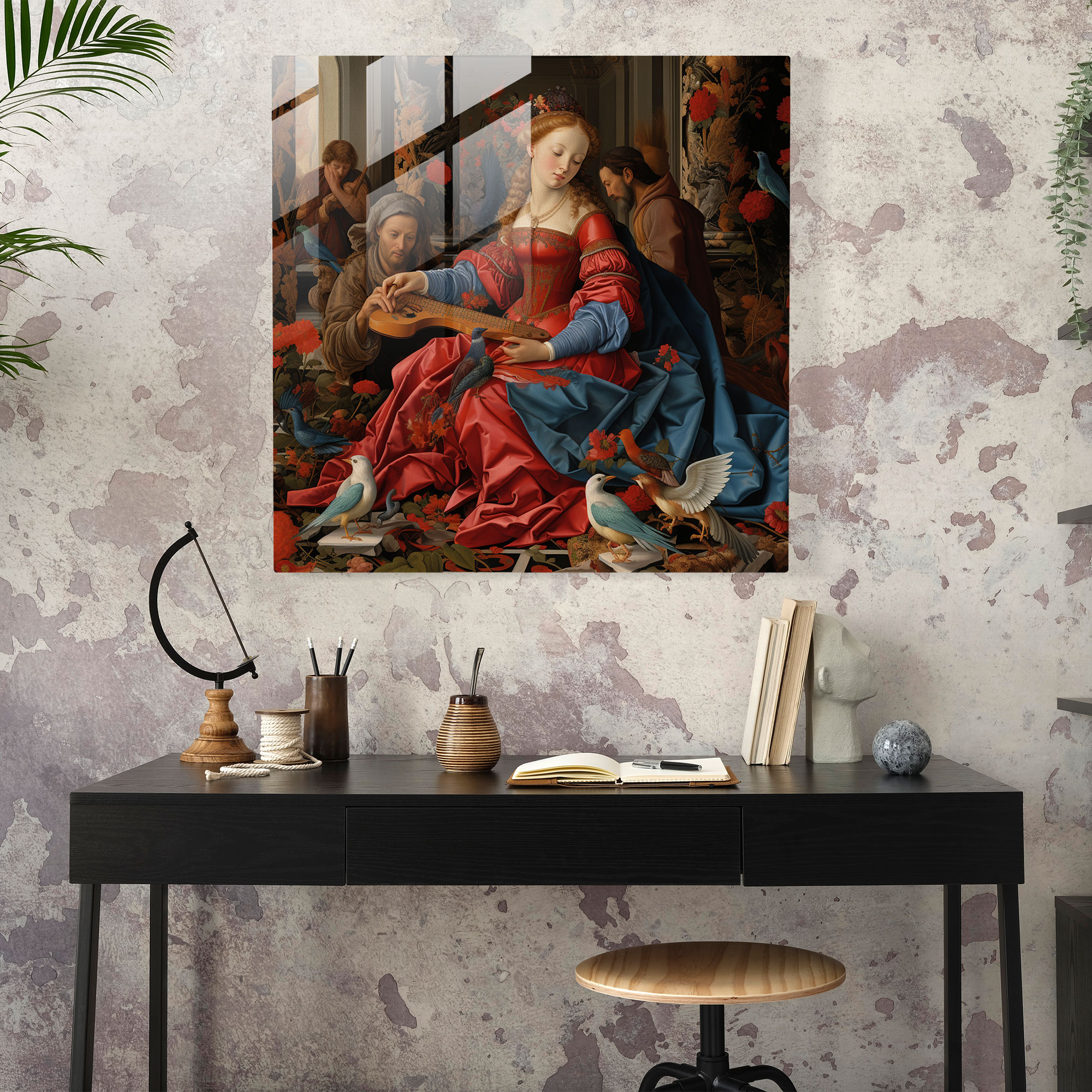 Classic Religious Art Glass Print - Classic, Glass Print, Modern Art, Glass Wall Art