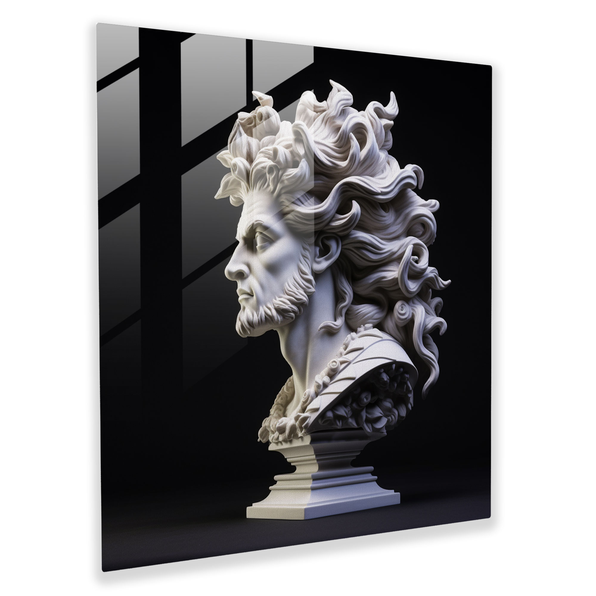 Classic Reproduction Glass Print - Classic, Elegant Touch, Famous Masterpiece, Intricate Details
