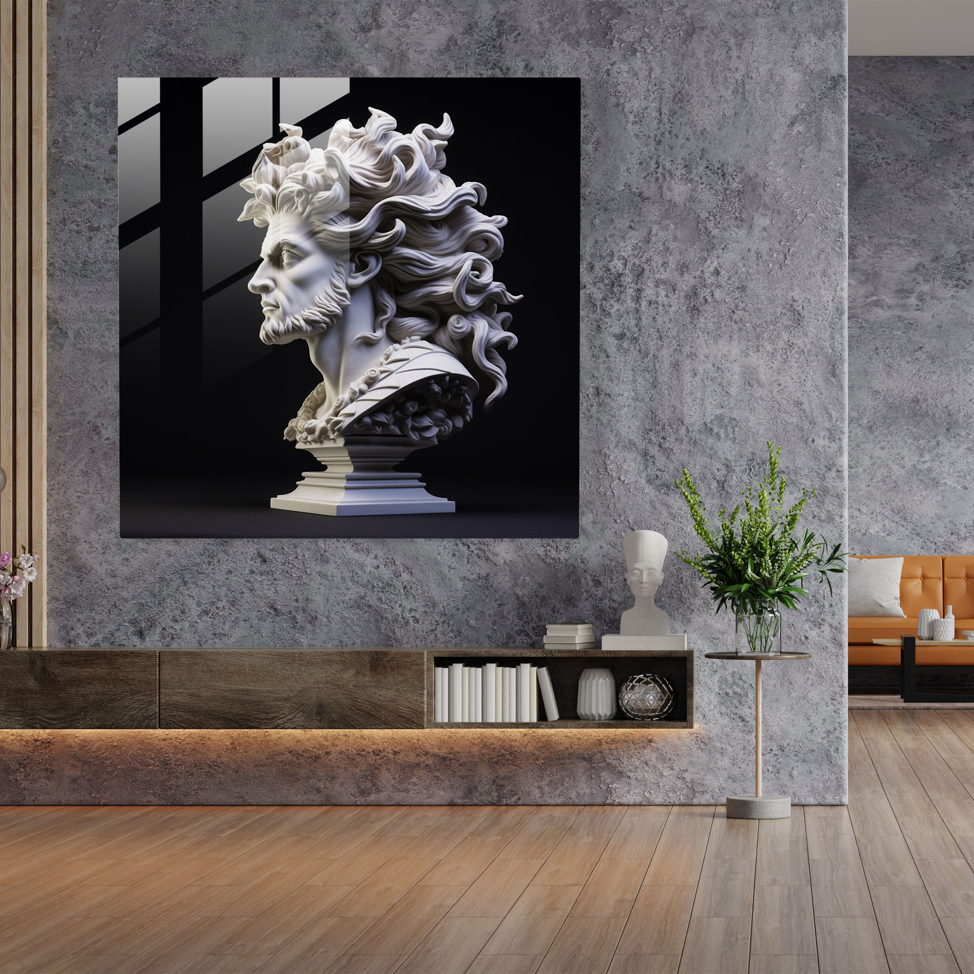 Classic Reproduction Glass Print - Classic, Elegant Touch, Famous Masterpiece, Intricate Details