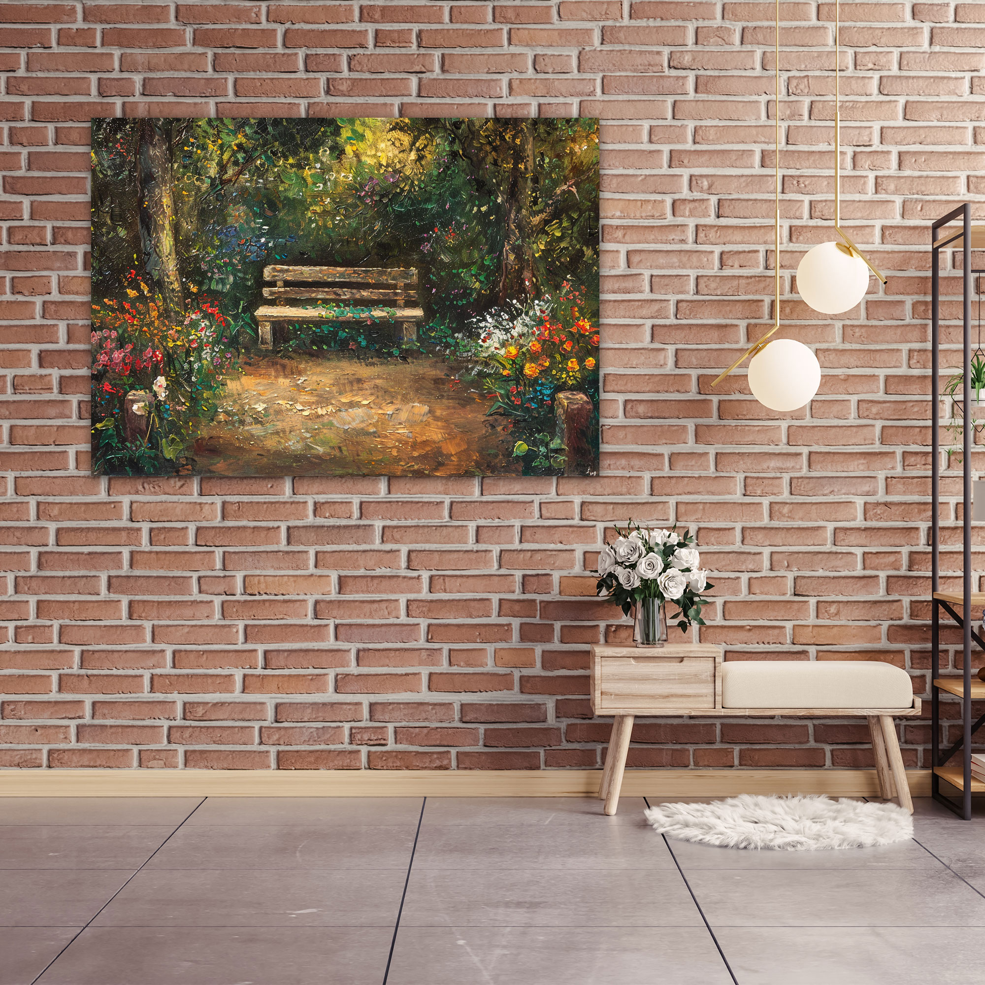Cozy Garden Wall Art - Claude Monet, Home Decoration, Canvas Print, Wall Art