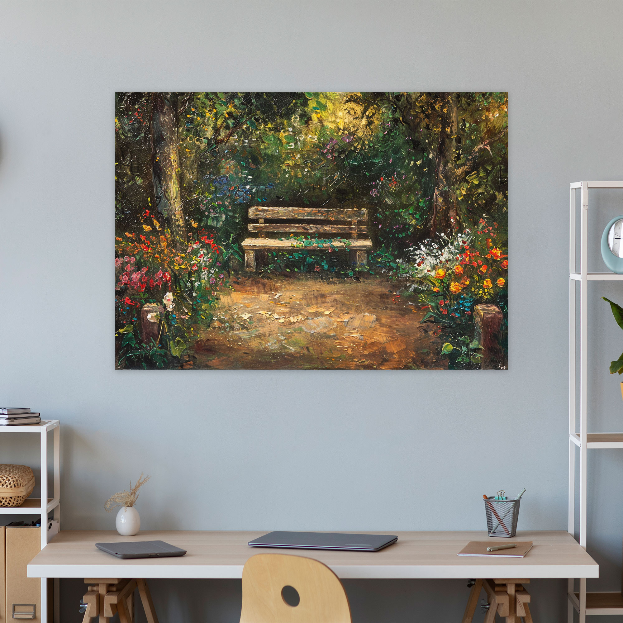 Cozy Garden Wall Art - Claude Monet, Home Decoration, Canvas Print, Wall Art