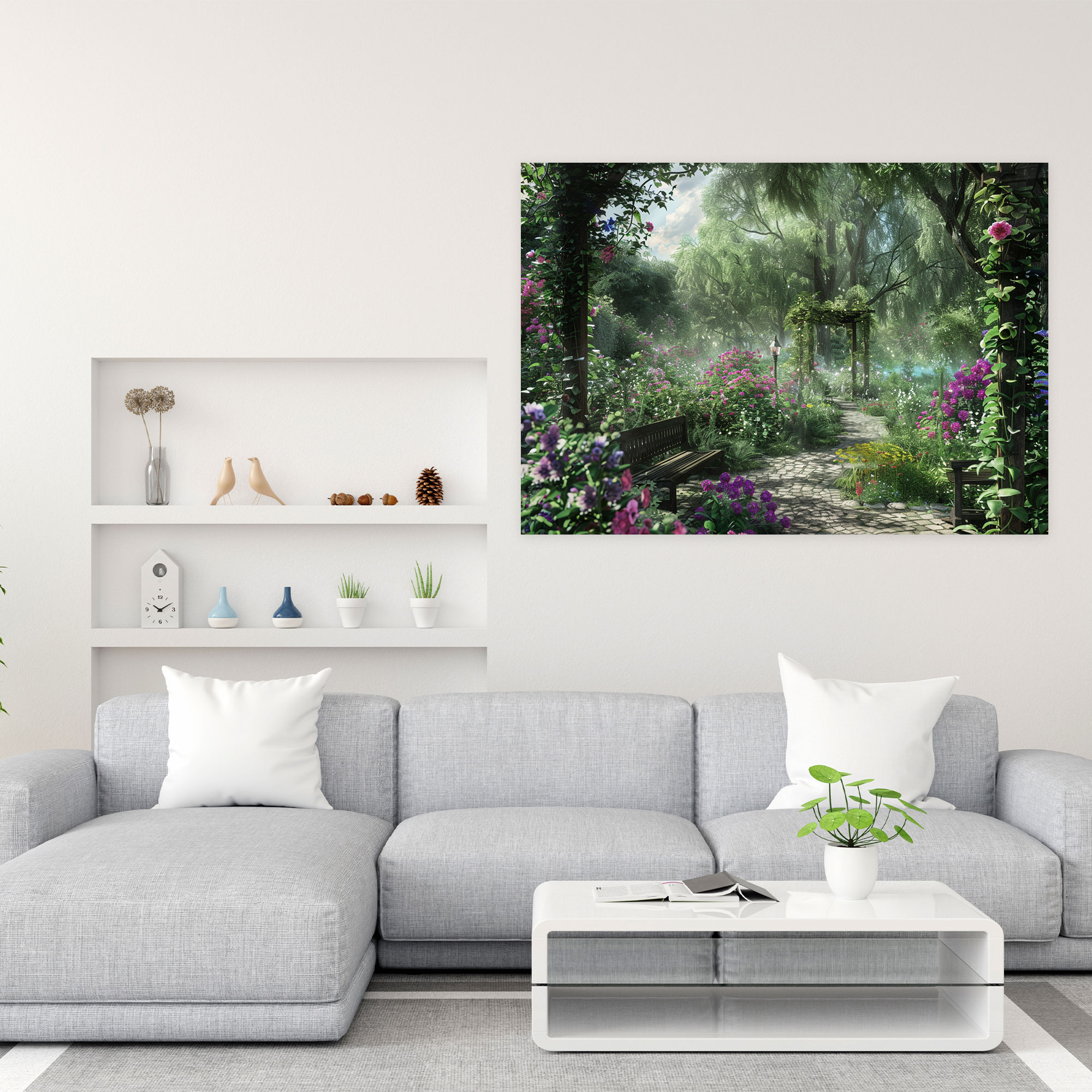 Claude Monet Style Canvas Print - Claude Monet, Claude Monet Style, Canvas, Canvas Wall Art