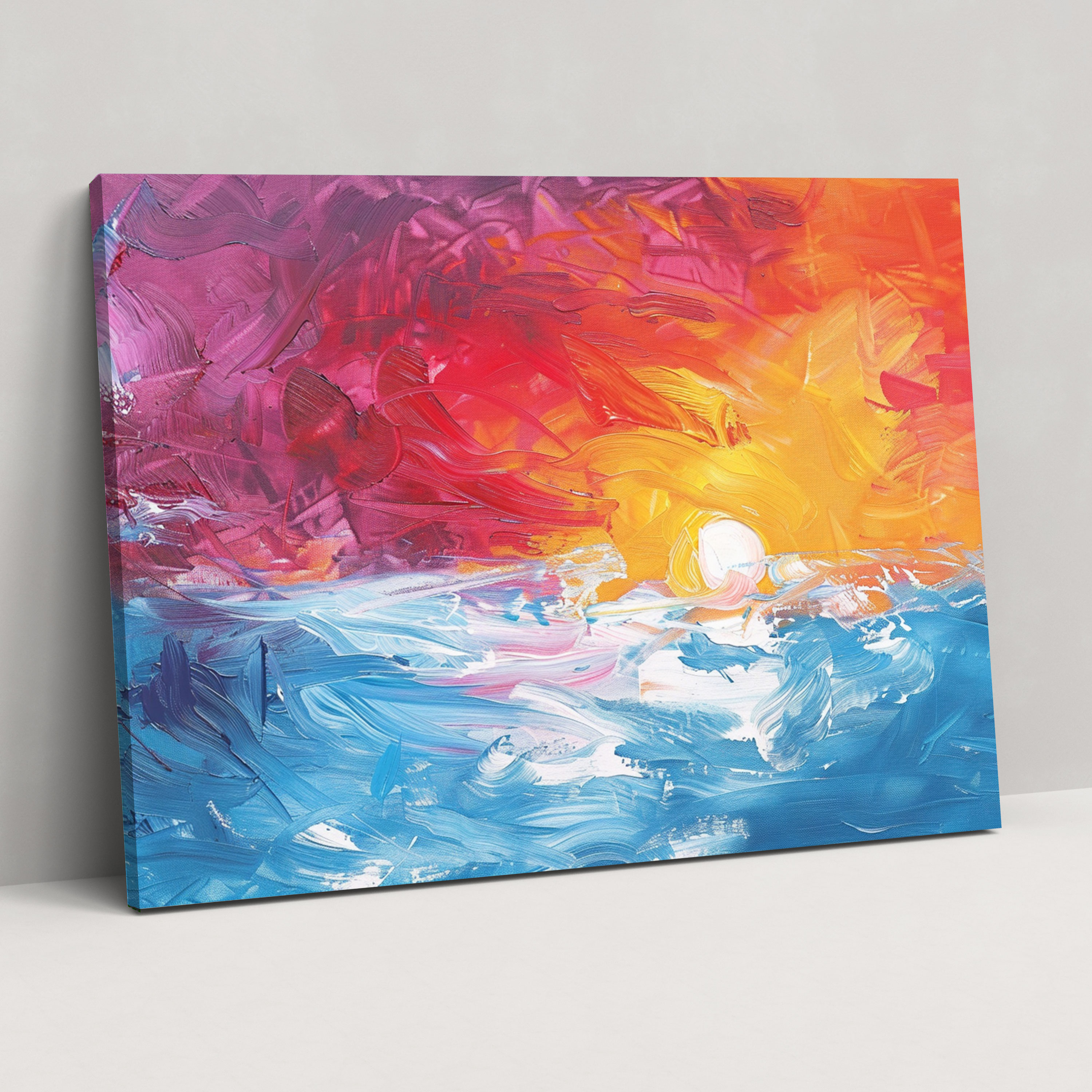 Claude Monet Impression Sunrise Wall Art - Claude Monet, Wall Art, Canvas, Claude Monet
