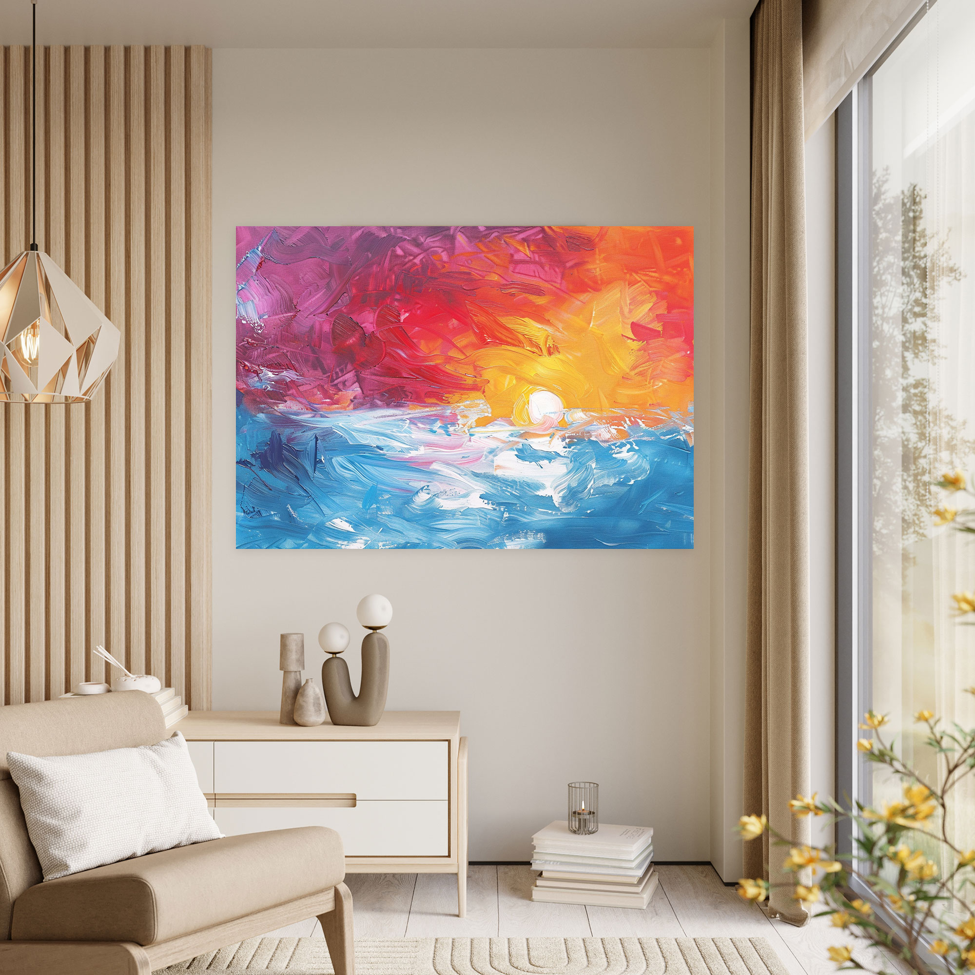 Claude Monet Impression Sunrise Wall Art - Claude Monet, Wall Art, Canvas, Claude Monet