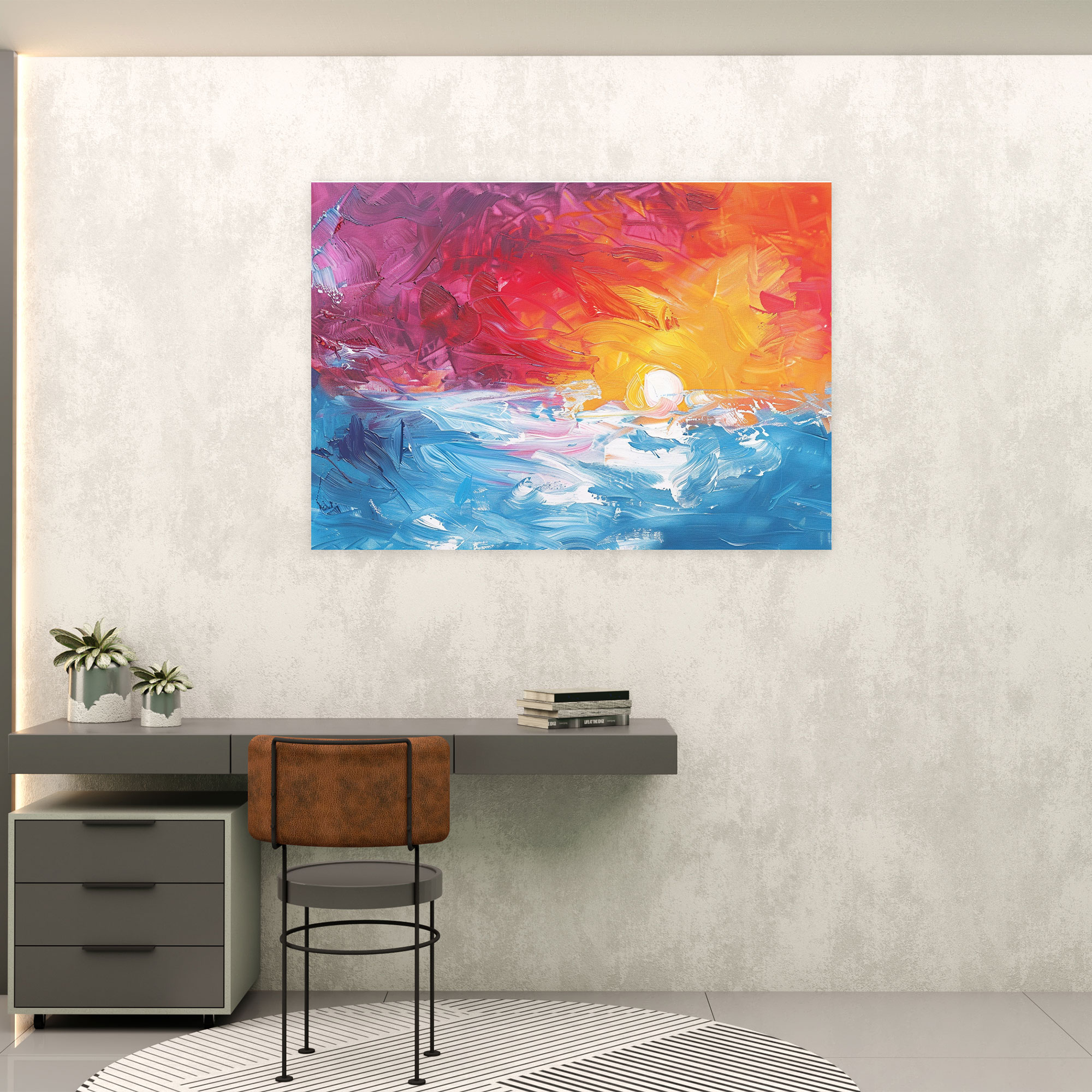 Claude Monet Impression Sunrise Wall Art - Claude Monet, Wall Art, Canvas, Claude Monet