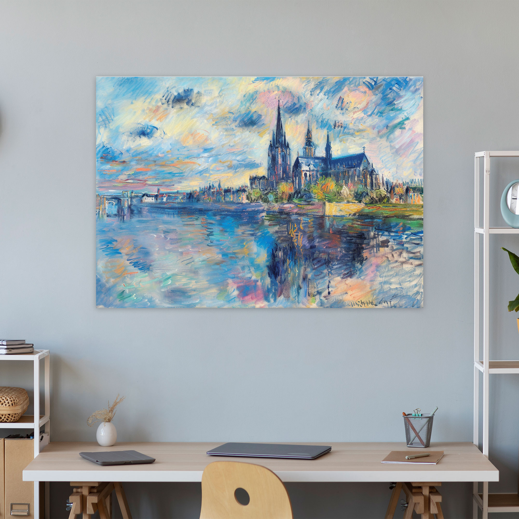 Claude Monet Rouen Cathedral Wall Art - Claude Monet, Wall Decoration, Canvas Wall Art, Home Decoration