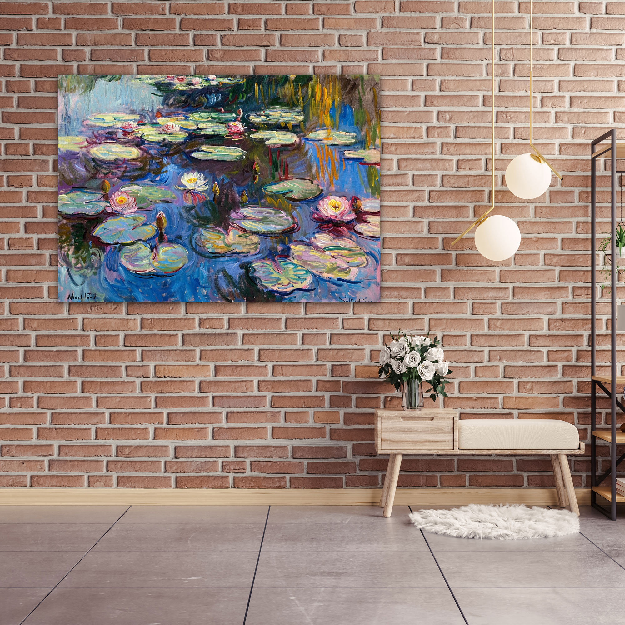 Claude Monet Water Lilies Canvas Print - Claude Monet, Canvas Wall Art, Canvas Print, Wall Art