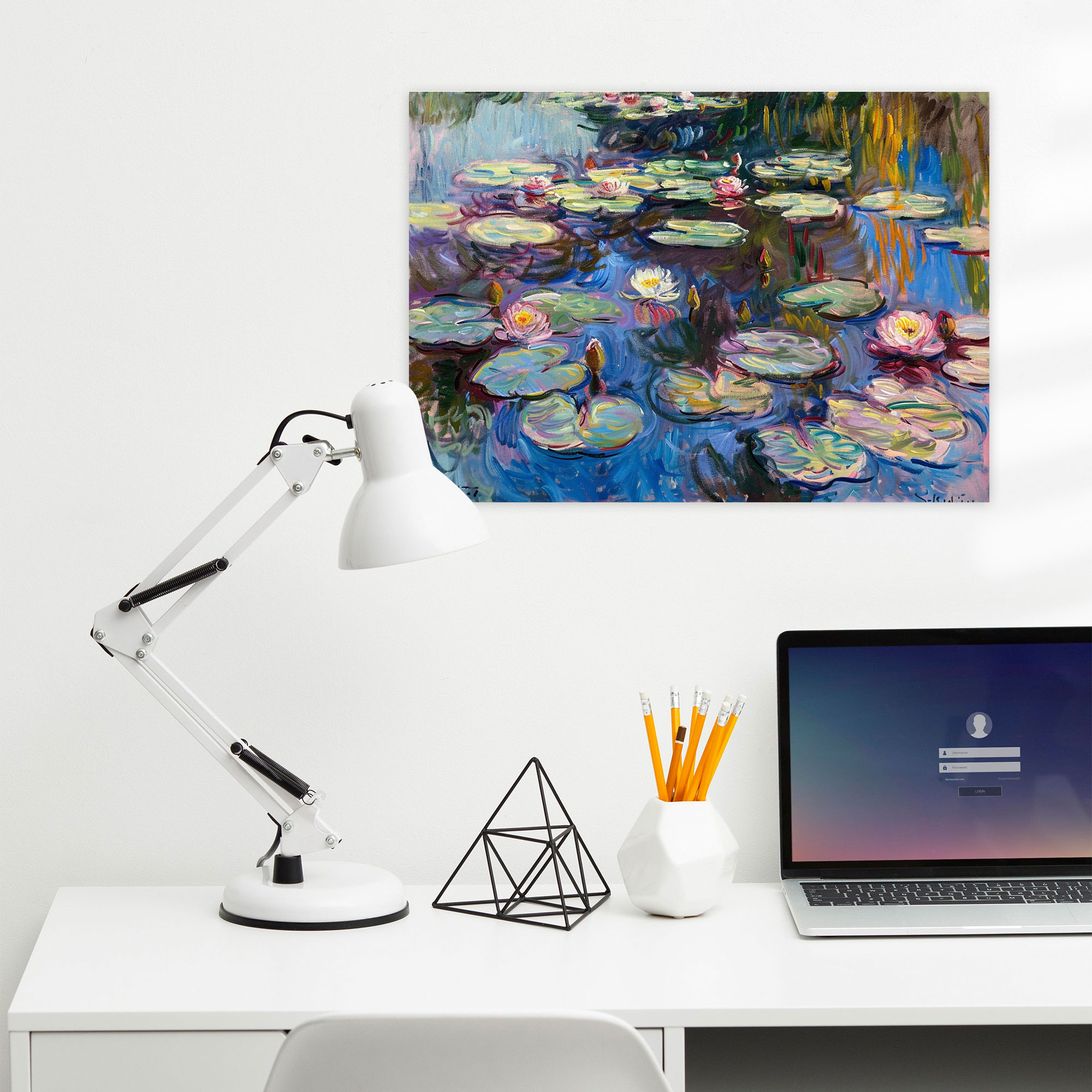 Claude Monet Water Lilies Canvas Print - Claude Monet, Canvas Wall Art, Canvas Print, Wall Art