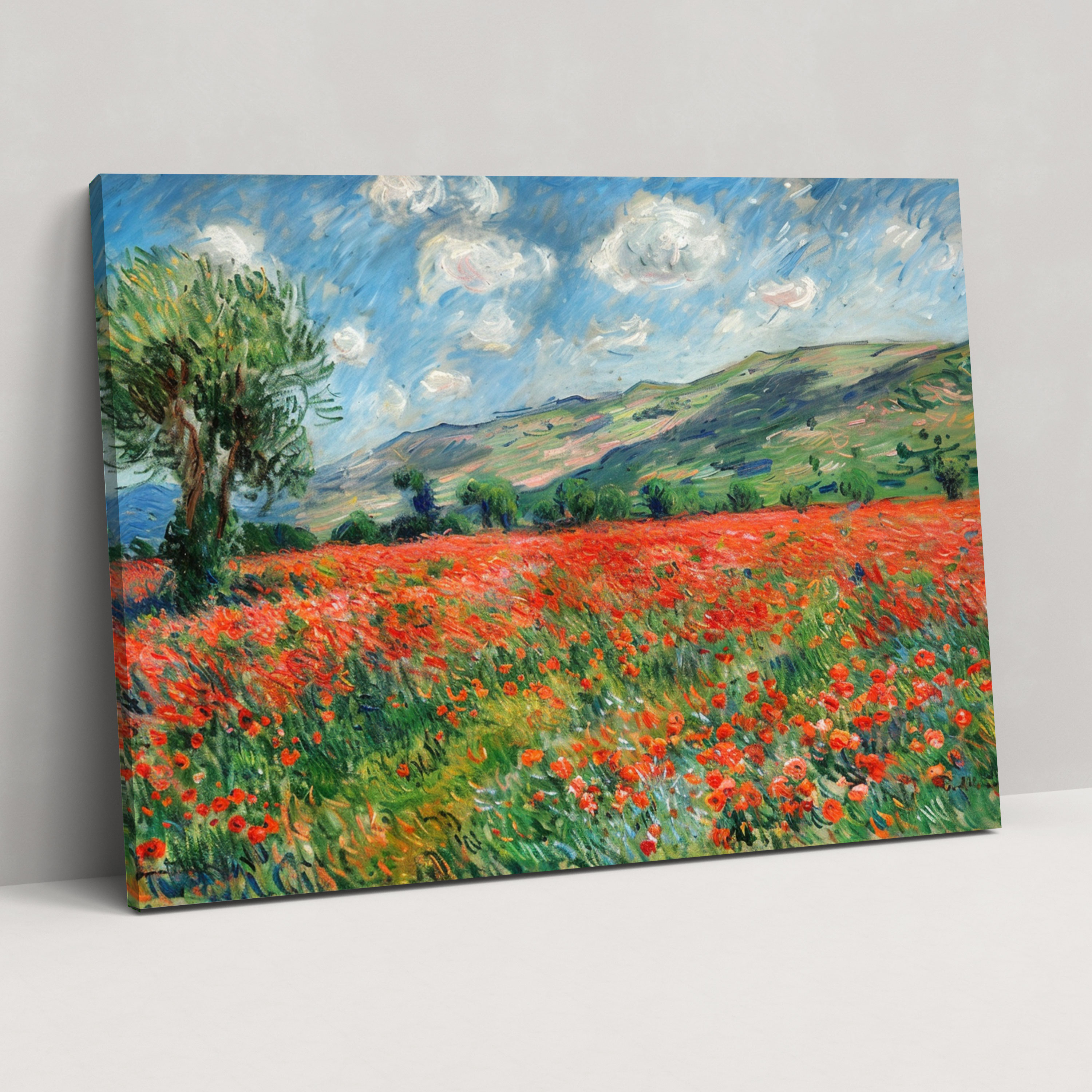 Claude Monet Poppy Field Wall Art - Claude Monet, Wall Art, Claude Monet, Canvas Wall Art