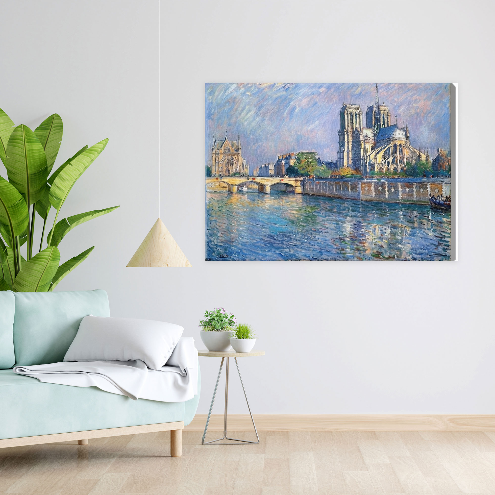 Claude Monet Rouen Katedrali Kanvas Tablo - Claude Monet Kanvas Duvar Sanatı