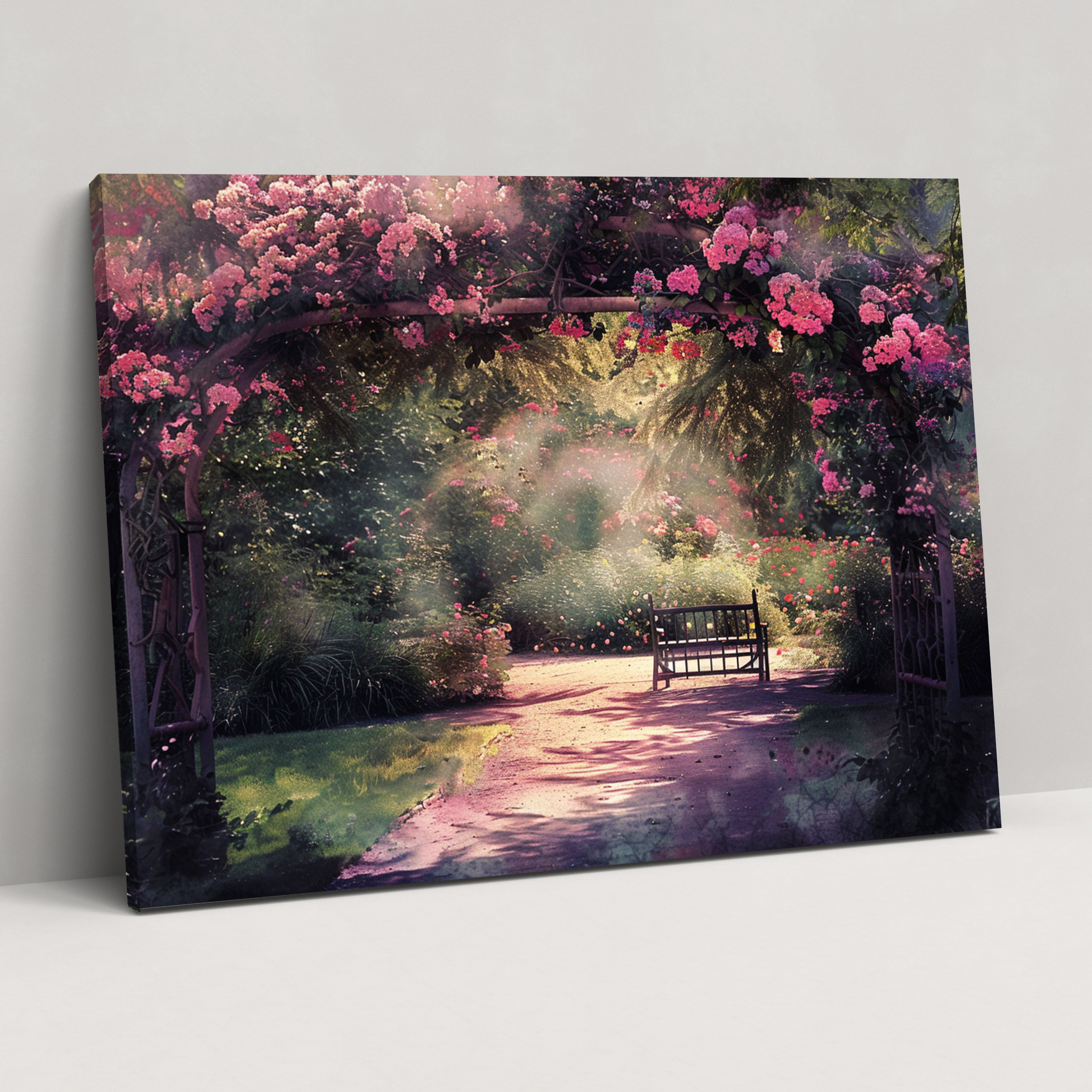 Claude Monet Blooming Flowers Canvas Print - Claude Monet, Wall Decoration, Canvas Print, Wall Art