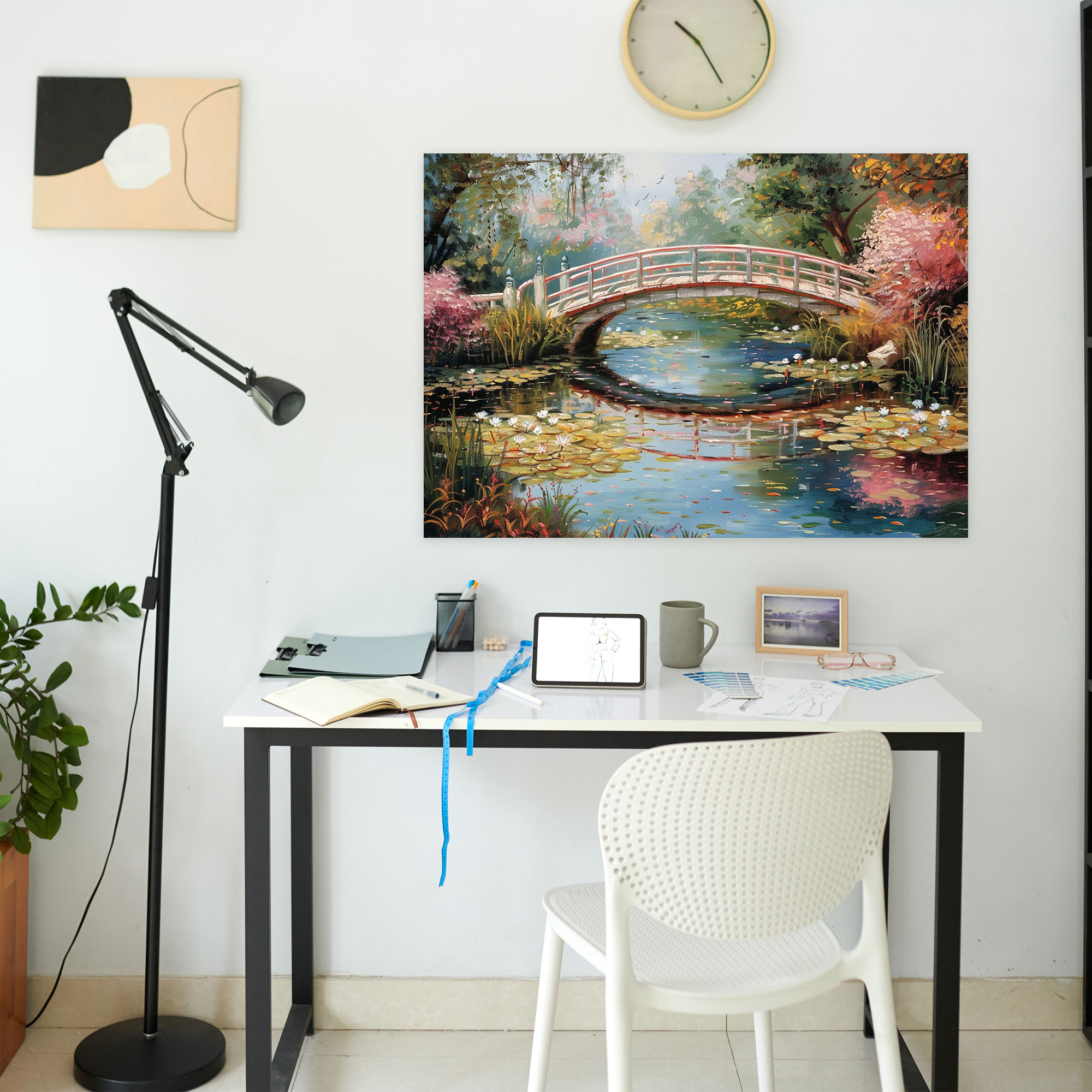 Claude Monet Japanese Bridge Wall Art - Claude Monet, Wall Art, Home Decoration, Wall Decoration
