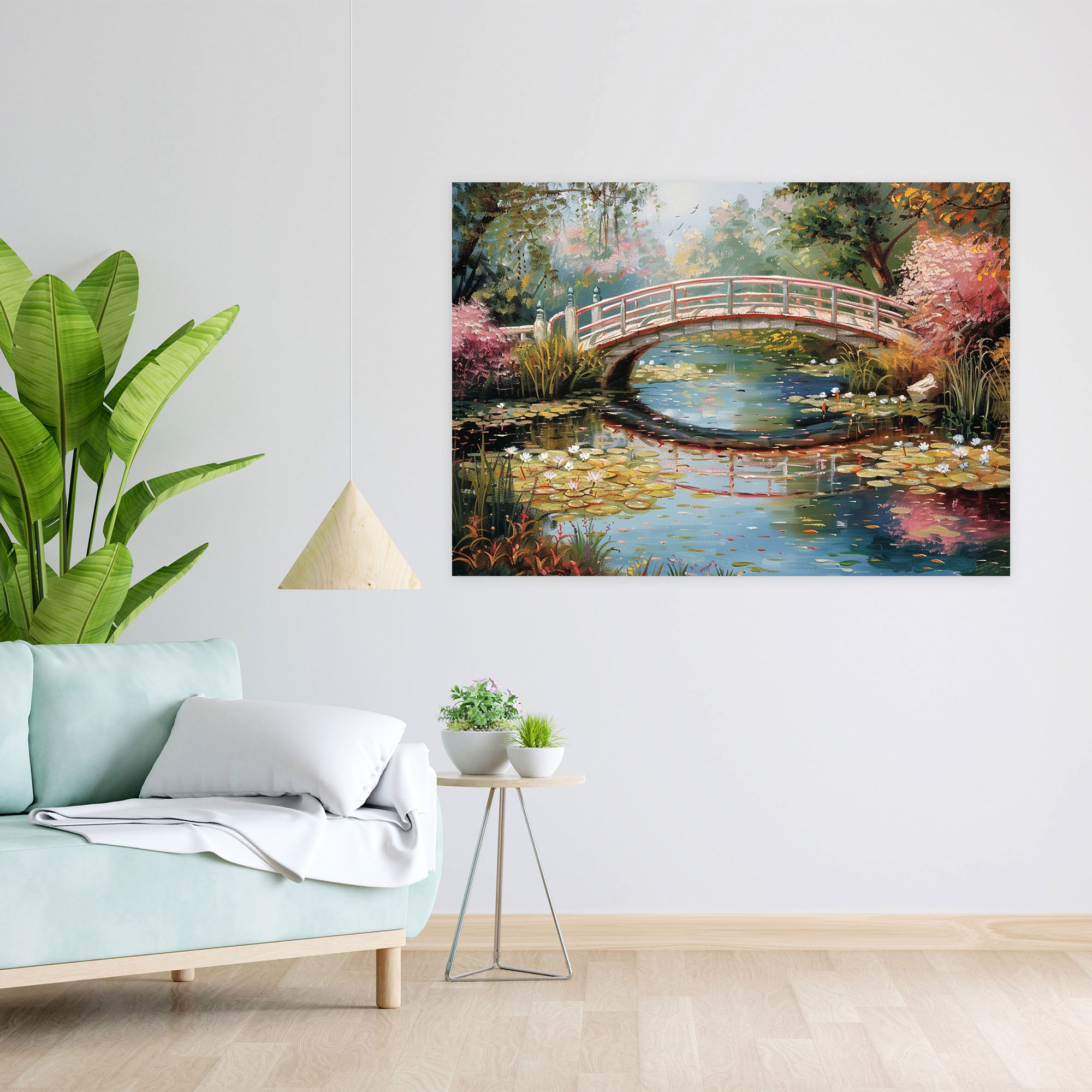 Claude Monet Japanese Bridge Wall Art - Claude Monet, Wall Art, Home Decoration, Wall Decoration
