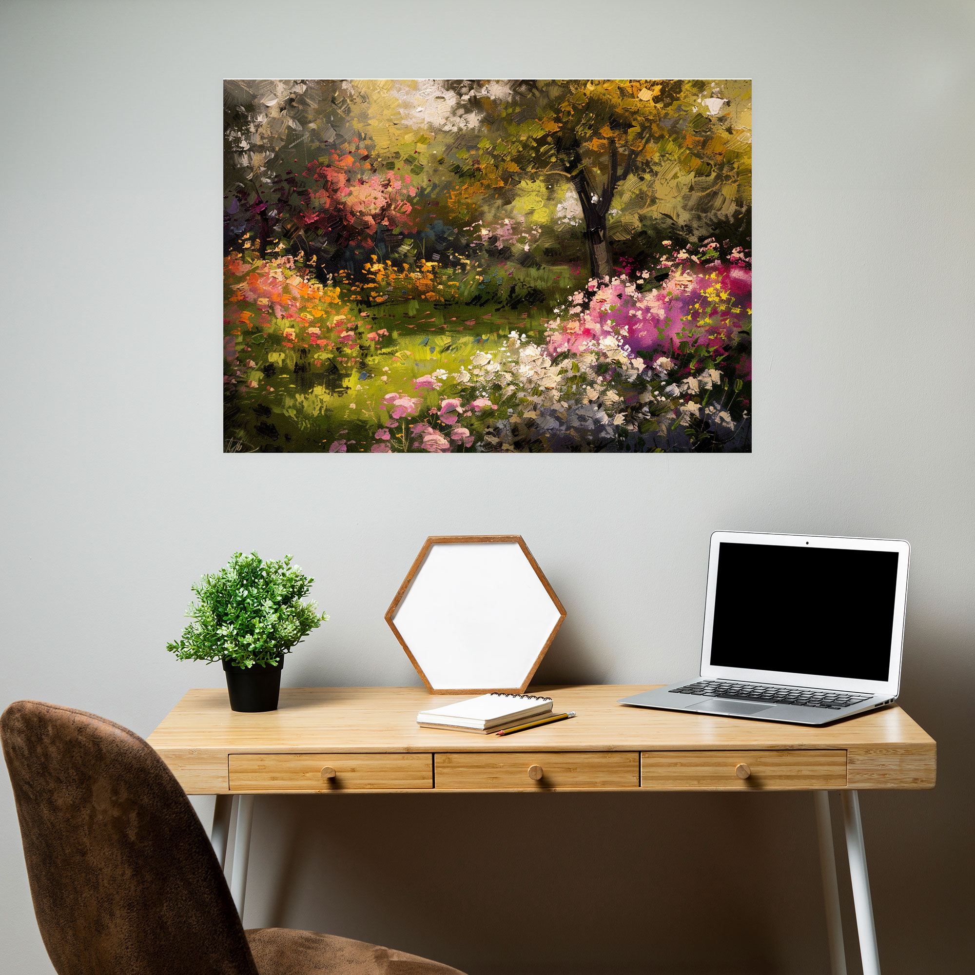 Impressionist Garden Wall Art - Claude Monet, Impressionist, Wall Art, Wall Decoration