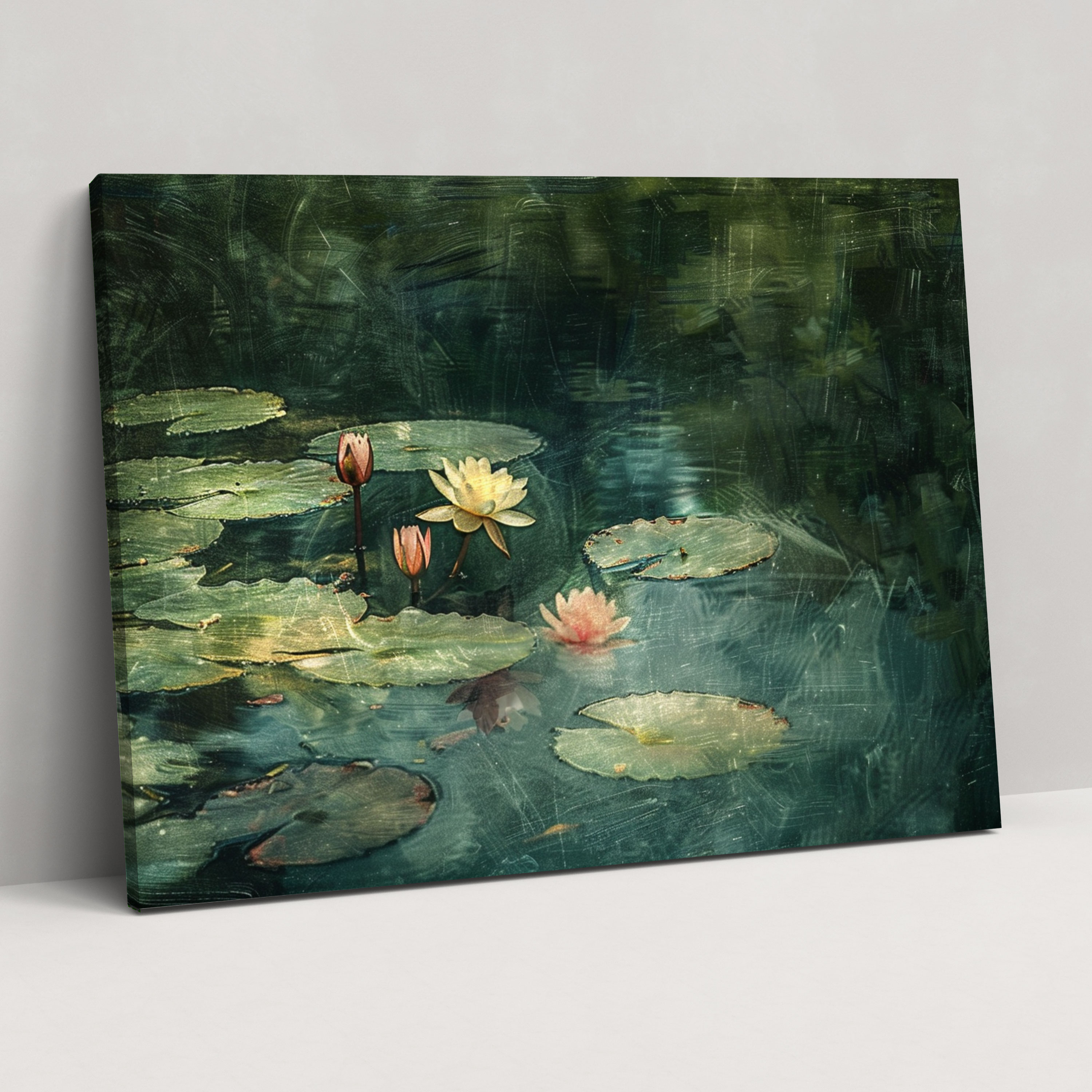 Serene Pond Canvas Print - Claude Monet, Claude Monet, Wall Decoration, Canvas Print